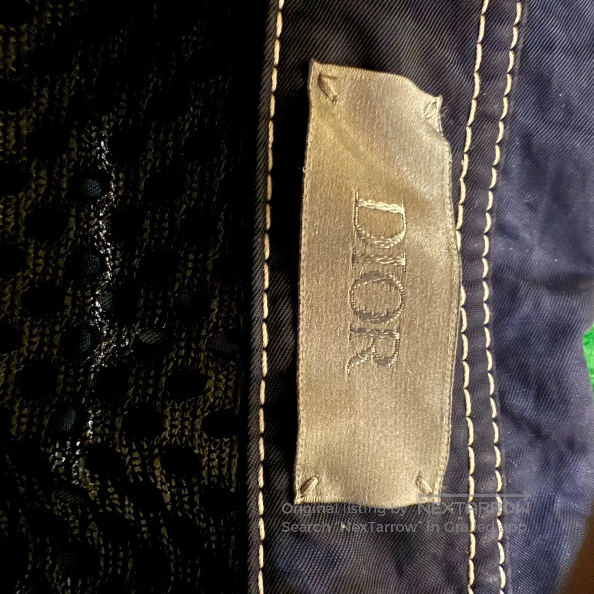 Dior Dior Blue Embroidered Letter Shirt Jacket. Size US M / EU 48-50 / 2 - 3 Thumbnail