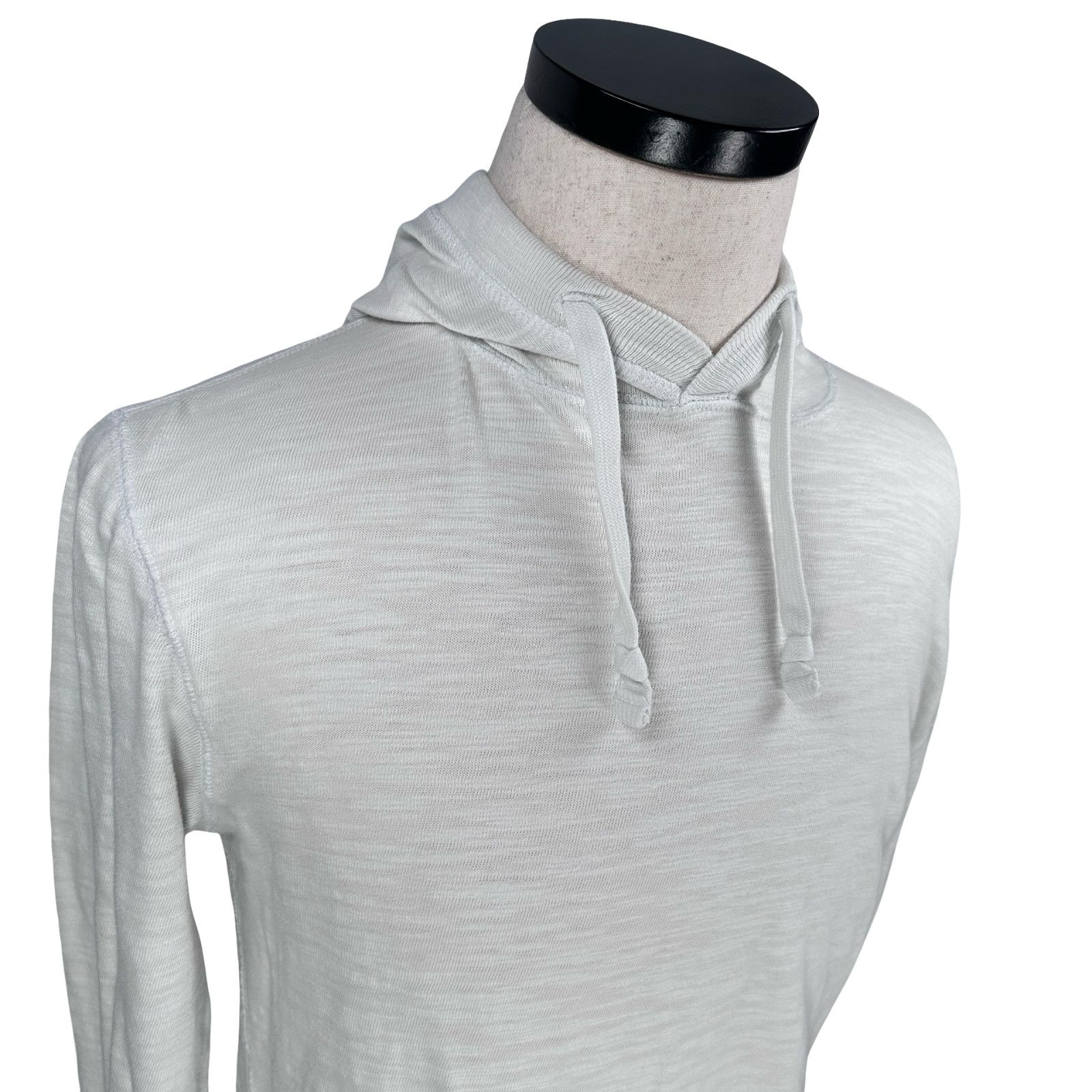 Faherty Faherty Hoodie Mens S Heathered White Cotton Long Sleeve Size US S / EU 44-46 / 1 - 2 Thumbnail
