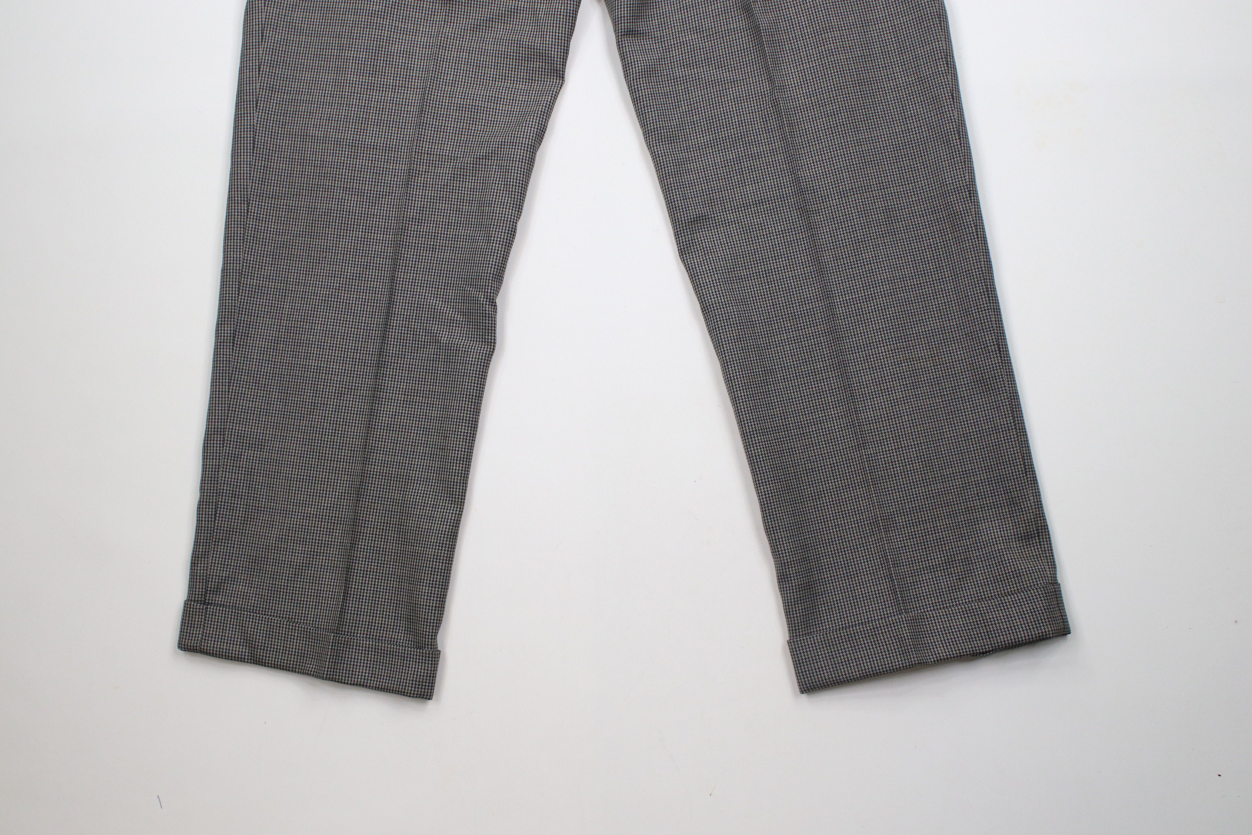 Vintage Vintage 90s Streetwear Wide Leg Chino Pants Houndstooth Size US 34 / EU 50 - 13 Thumbnail