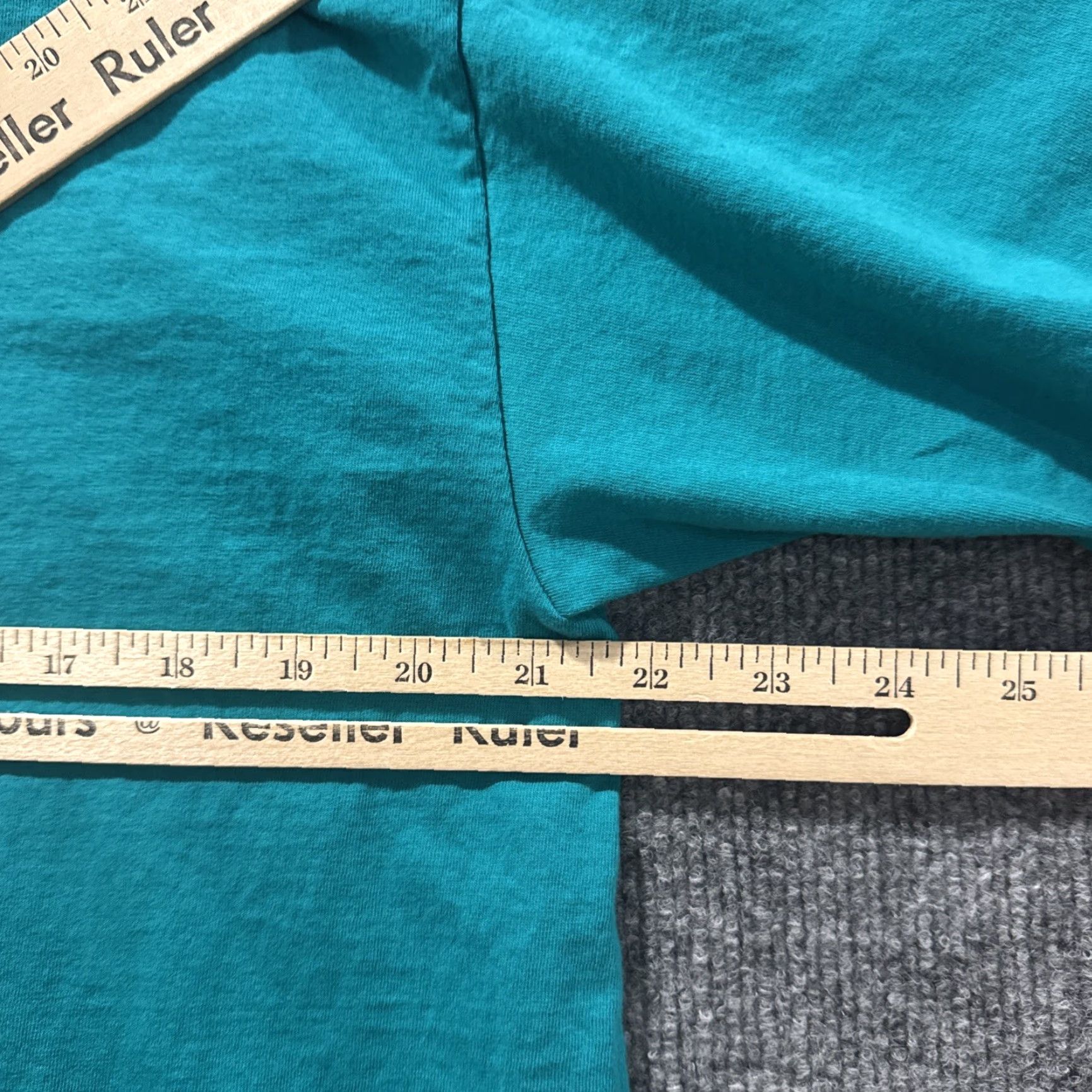 Fruit Of The Loom VINTAGE Fruit of the Loom Joe Cocker Heart & Soul Short Sleeve Tee HTF XL Mens Teal/Blue Shirt Size US 36 / EU 52 - 4 Thumbnail