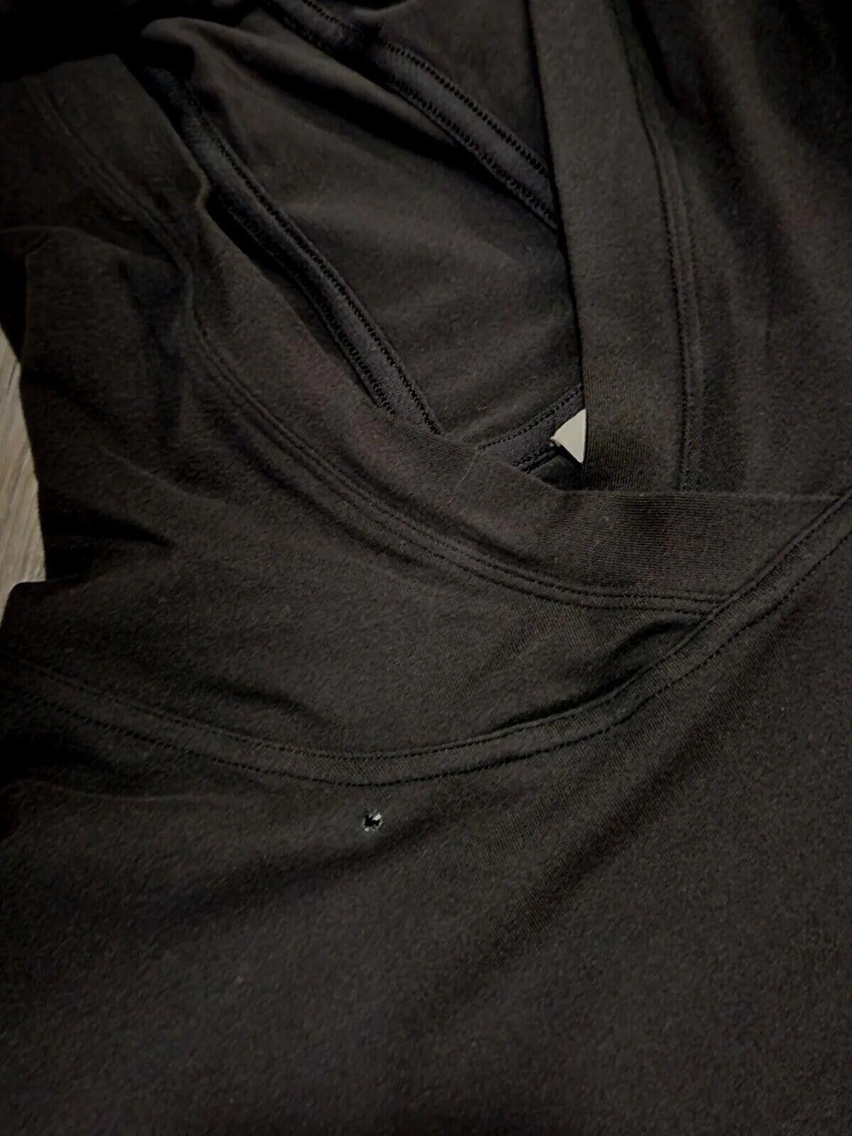 Designer Lululemon Sweatshirt Size 10 Black Pullover Ruffle Size L / US 10 / IT 46 - 5 Thumbnail