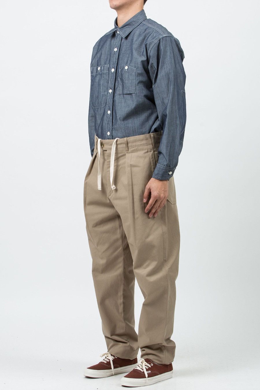 Engineered Garments Engineered Garments CARLYLE PANT KHAKI CHINO TWILL Size US 32 / EU 48 - 8 Thumbnail