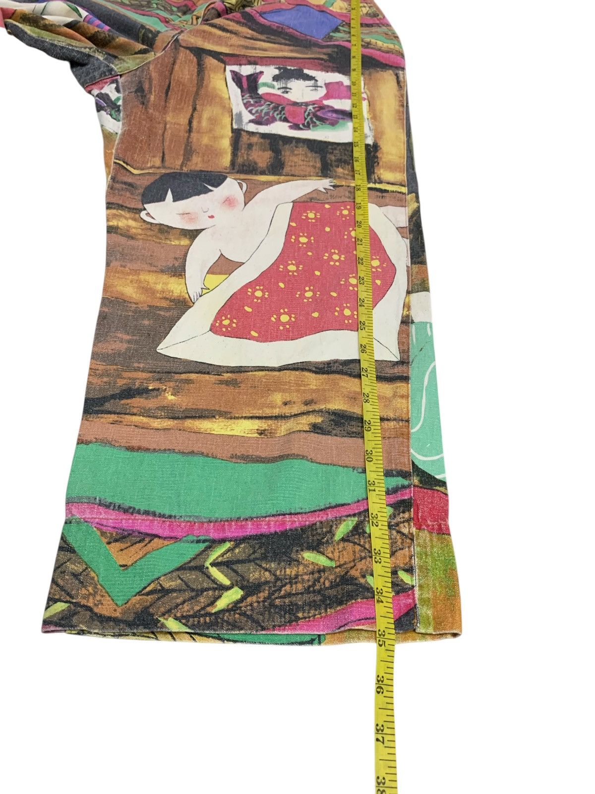 Other Vintage 90's Art Fullprint Chico's Design Pants Size 34" / US 12 / IT 48 - 9 Thumbnail