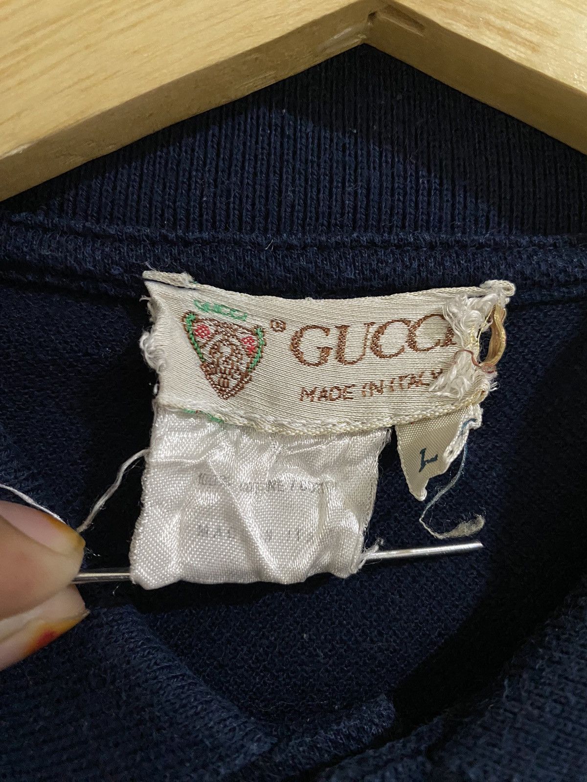 Gucci VINTAGE GUCCI POLO SHIRT Size US L / EU 52-54 / 3 - 7 Thumbnail