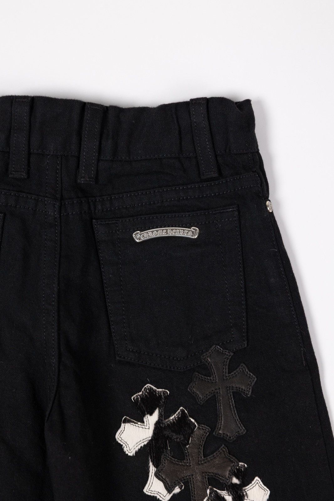 Chrome Hearts Chrome Hearts KIDS Cross Patch Denim Size 22" - 9 Thumbnail