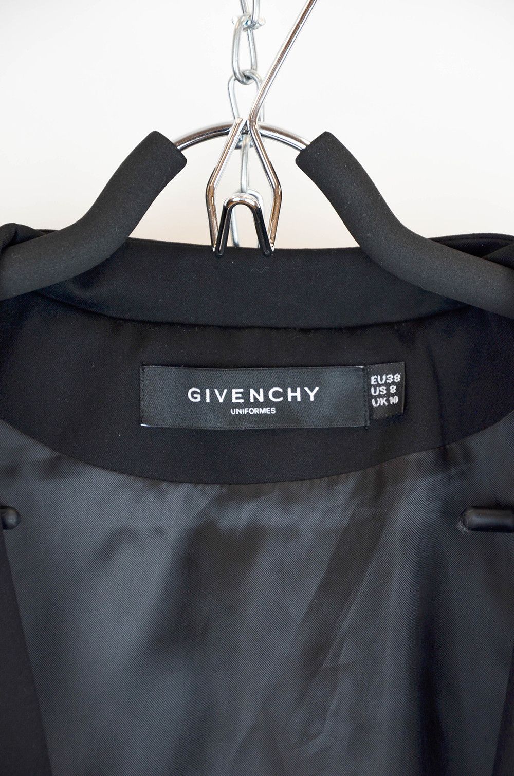 Givenchy Givenchy Classic Open-Front Cropped Sleeve Blazer - 38 Size XS / US 0-2 / IT 36-38 - 4 Thumbnail