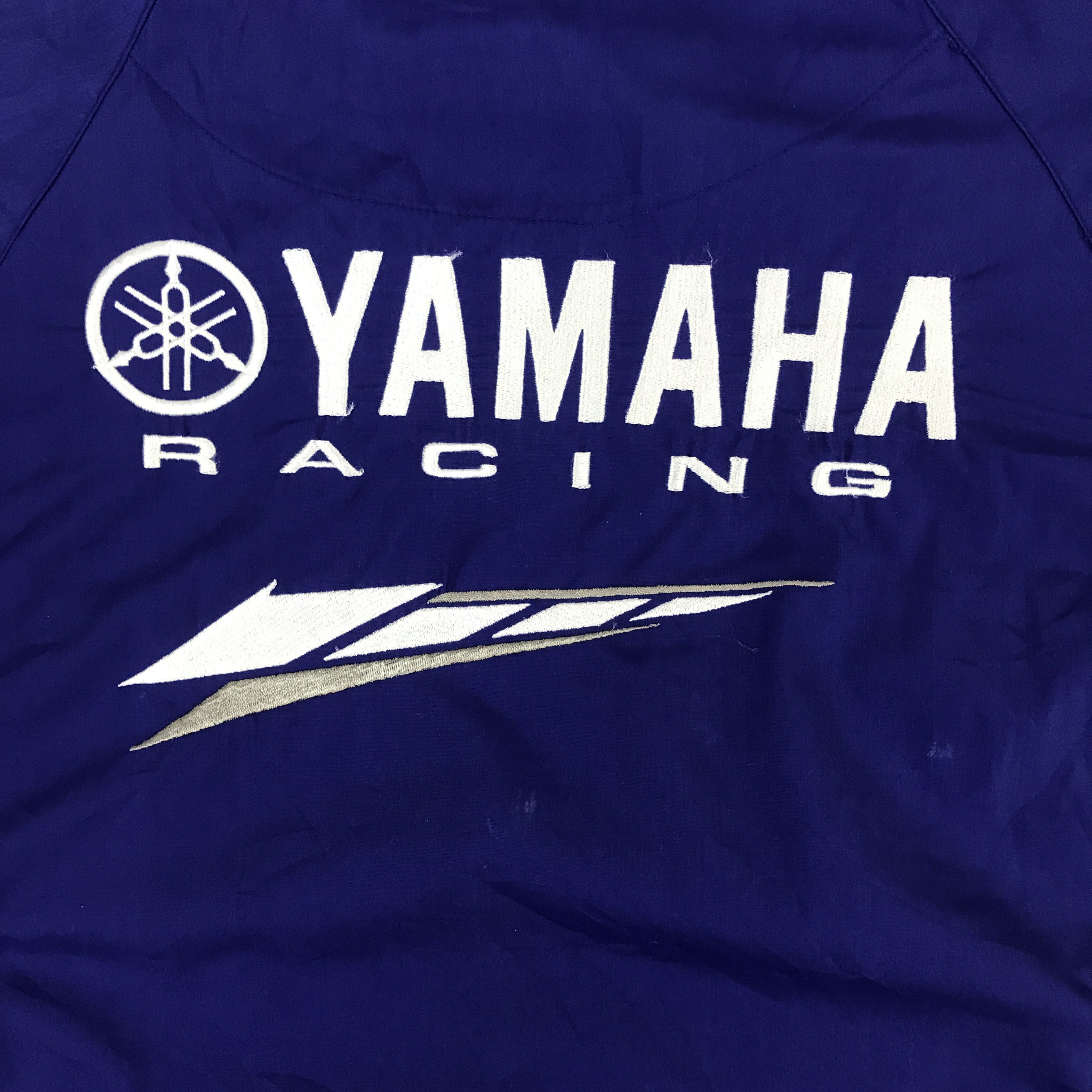 Japanese Brand × Yamaha Vintage Yamaha Racing Blue Yamaha Button up shirt Size US L / EU 52-54 / 3 - 5 Thumbnail