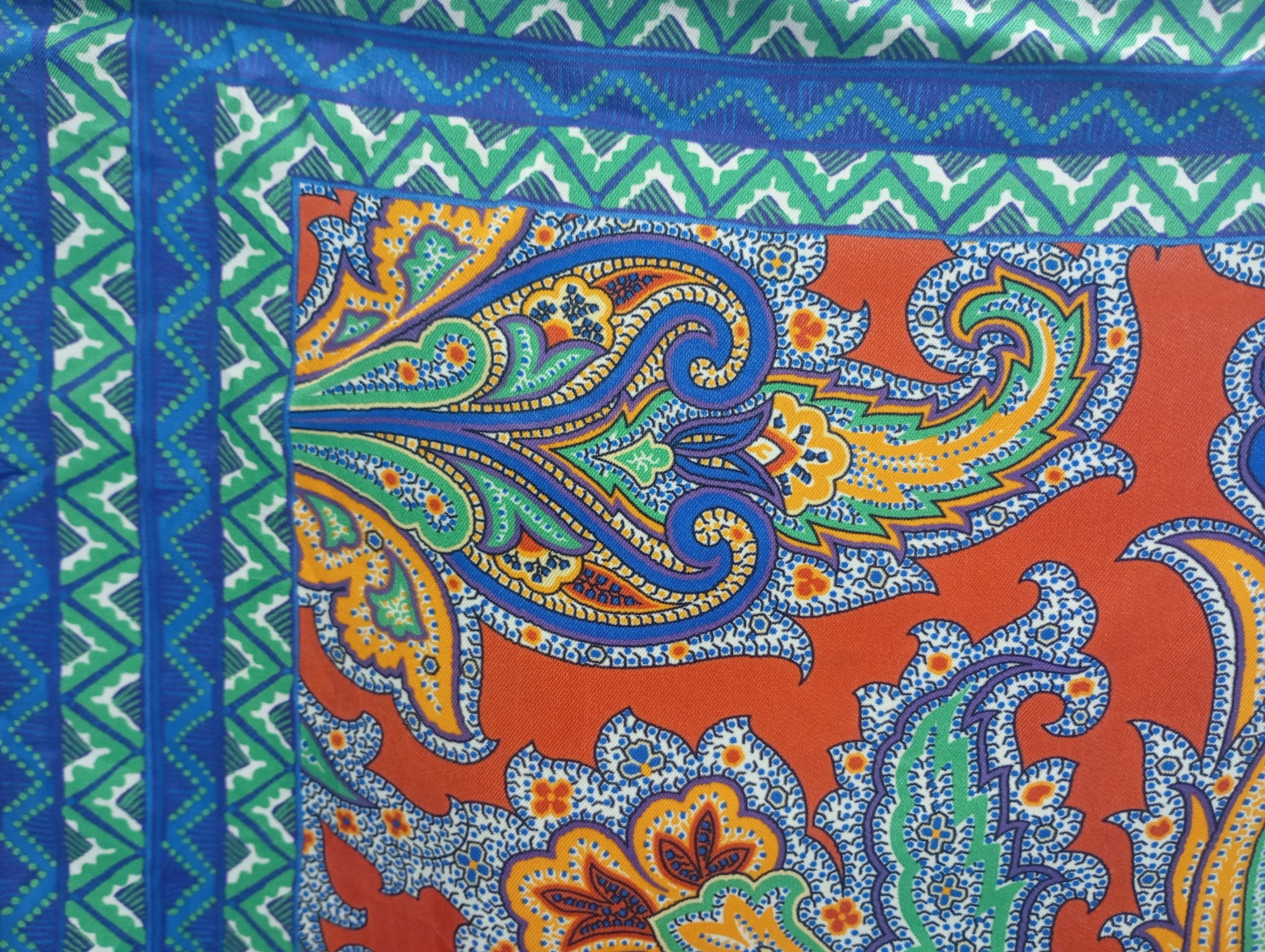 Etro Etro Milano silk handkerchief scarvea acag Size ONE SIZE - 3 Thumbnail