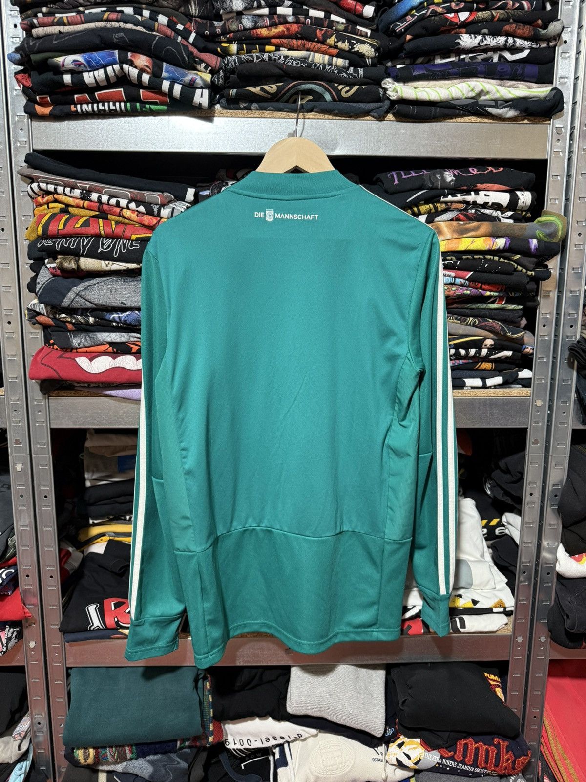 Adidas Adidas Germany Deutscher Training Long Sleeve Soccer Jersey Size US M / EU 48-50 / 2 - 2 Thumbnail