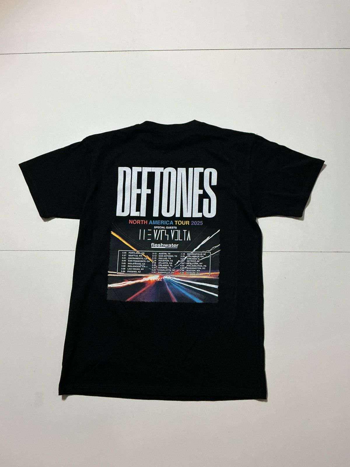 Band Tees Deftones North American Tour 2025 Concert Owl Skull T-Shirt Size US M / EU 48-50 / 2 - 2 Thumbnail