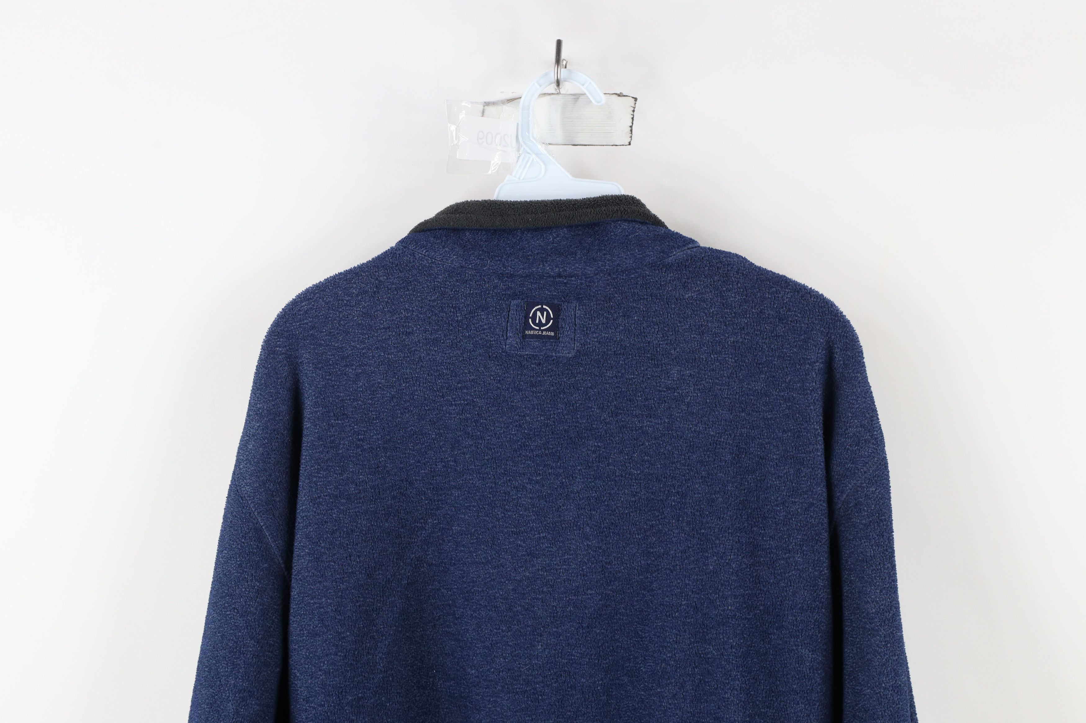 Nautica Vintage 90s Nautica Half Zip Fleece Pullover Sweater Size US L / EU 52-54 / 3 - 14 Thumbnail