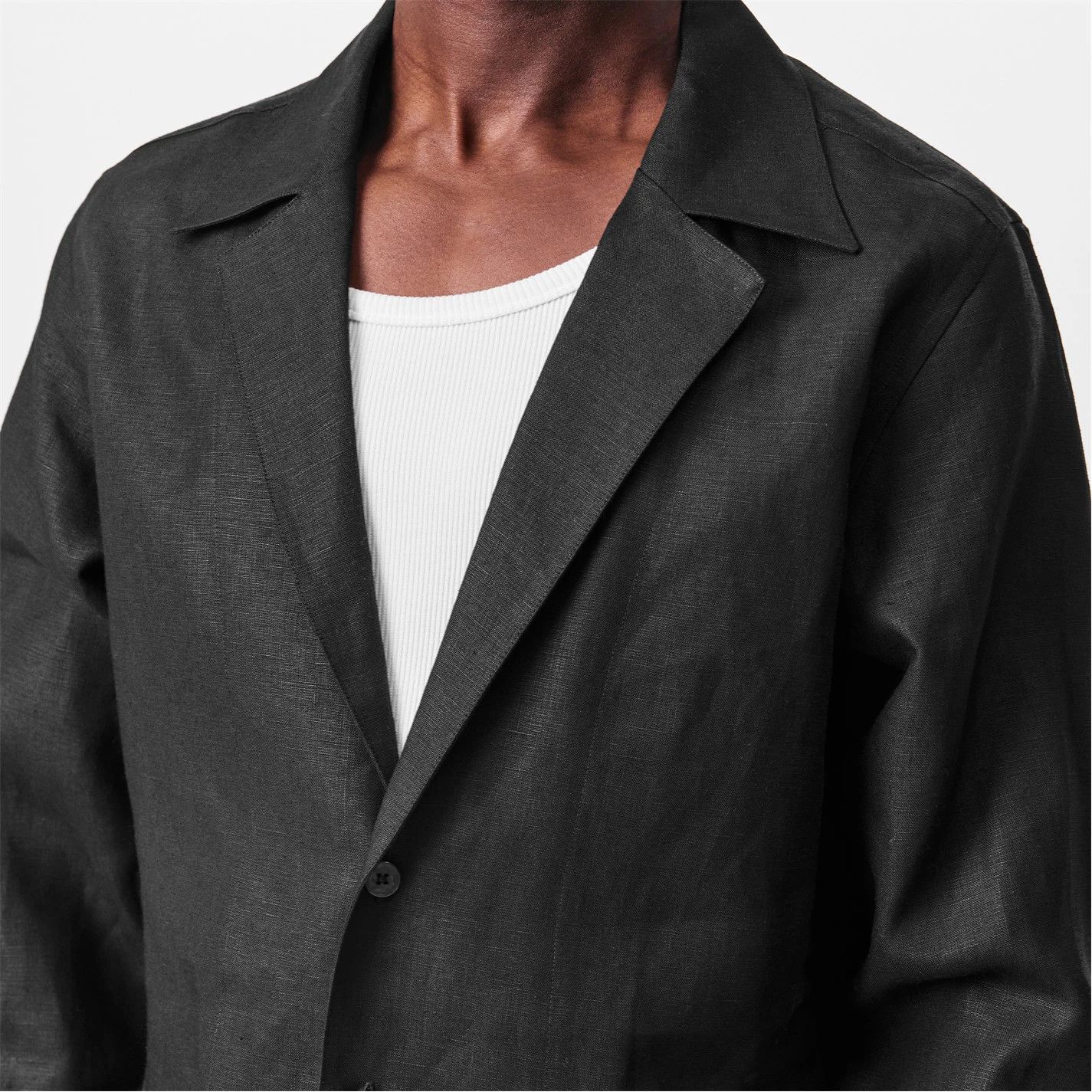 Dolce & Gabbana o1g2r1mq0426 V-Neck Overshirt in Black Size US M / EU 48-50 / 2 - 5 Thumbnail