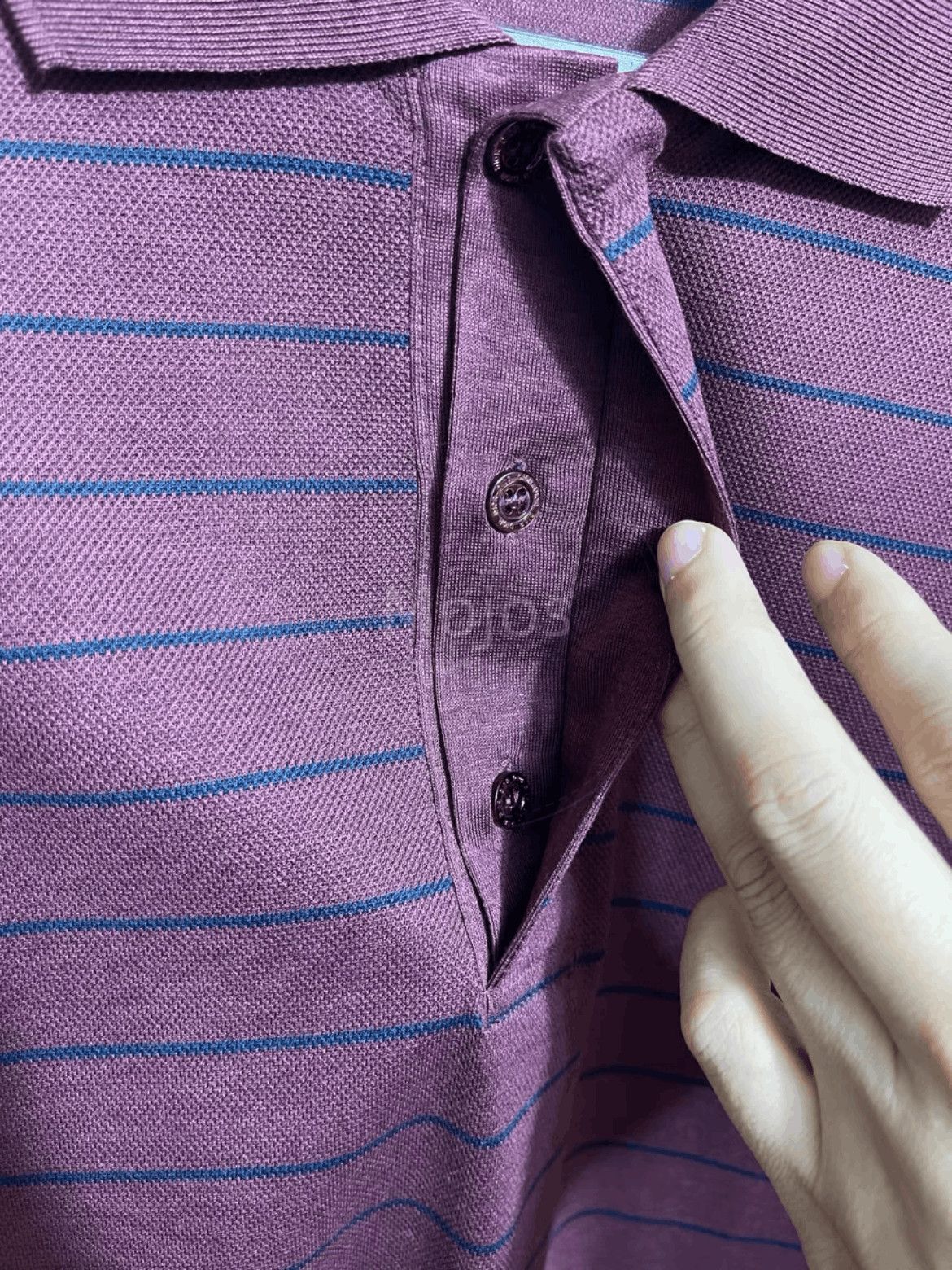 Dior Sz 50 Dior Bee Stitches Stripe Polo-2508 Size US M / EU 48-50 / 2 - 7 Thumbnail