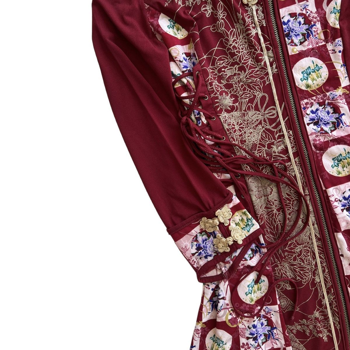 If Six Was Nine × Japanese Brand × Le Grande Bleu (L.G.B.) OZZ ONESTE CHINESE DRESS Size S / US 4 / IT 40 - 7 Thumbnail