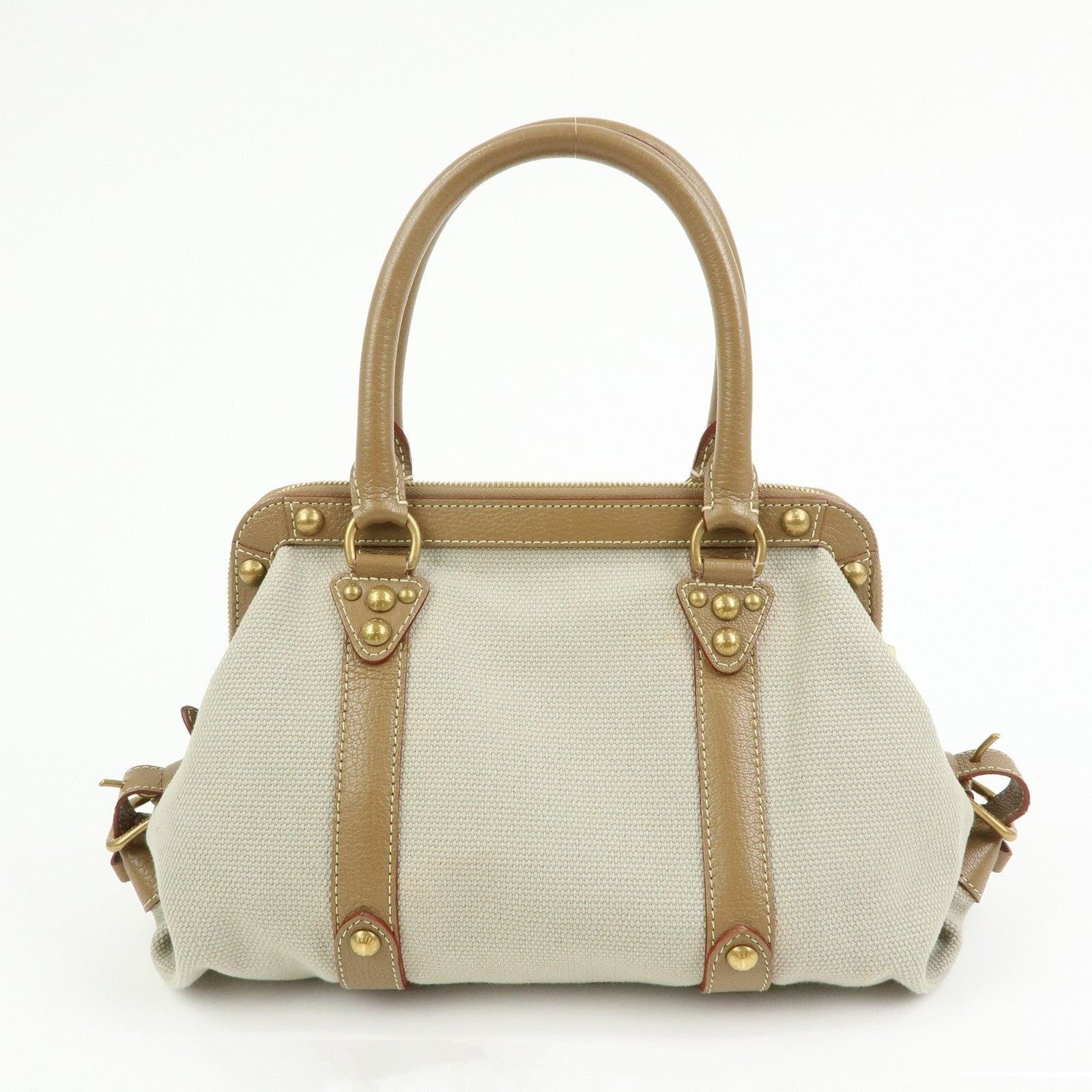 Louis Vuitton Louis Vuitton Trianon Sac de Nuit MM Canvas Satchel Beige Size ONE SIZE - 2 Thumbnail