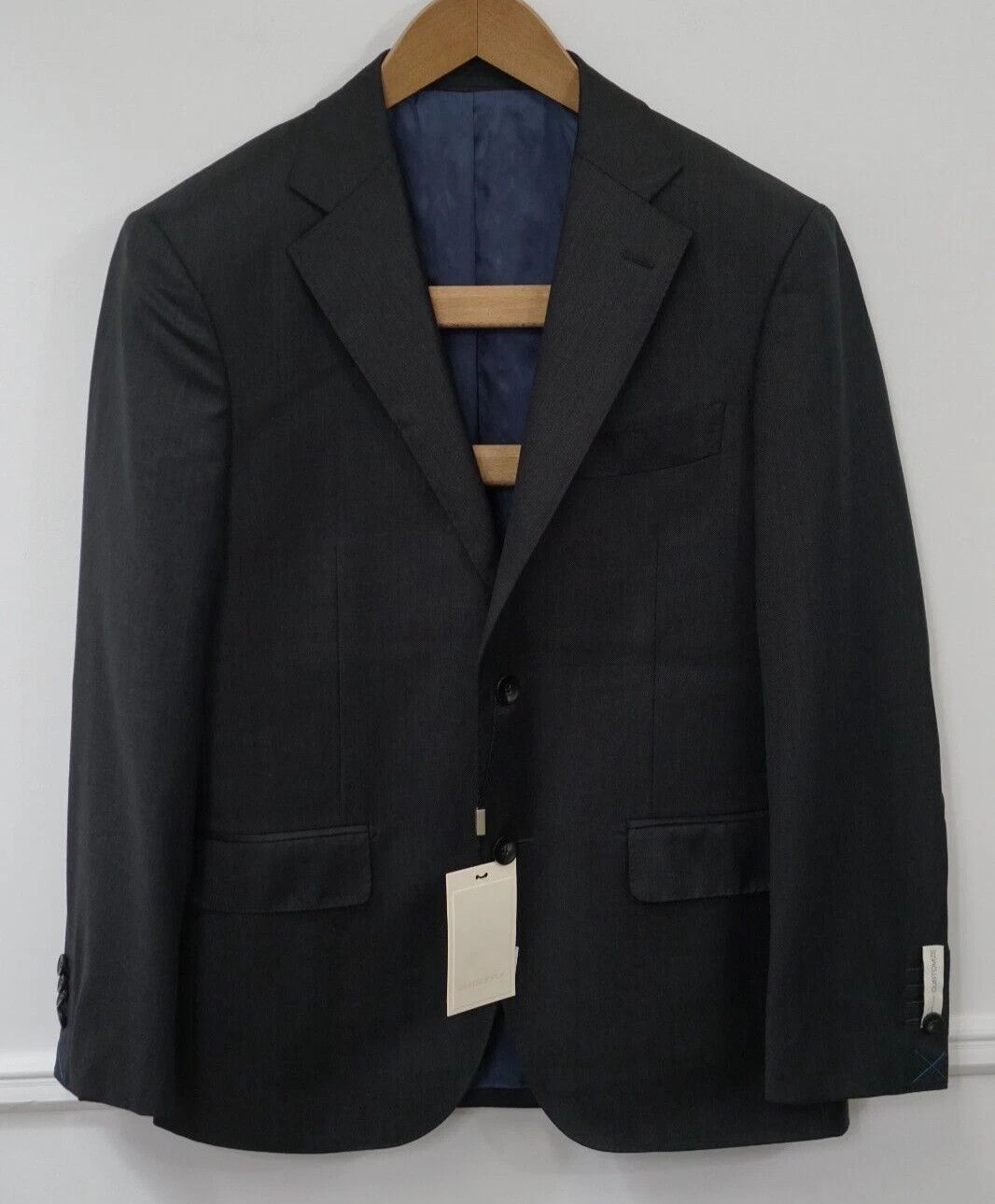 Suitsupply Men Suitsupply Blazer Napoli Grey Wool S110 Zignone UK/US42S Size 42S - 1 Thumbnail