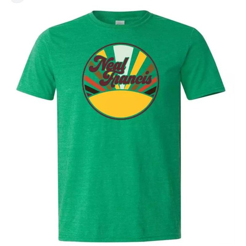 Gildan Neal Francis Band T-Shirt Green Retro Style Shirt M Size US M / EU 48-50 / 2 - 1 Thumbnail