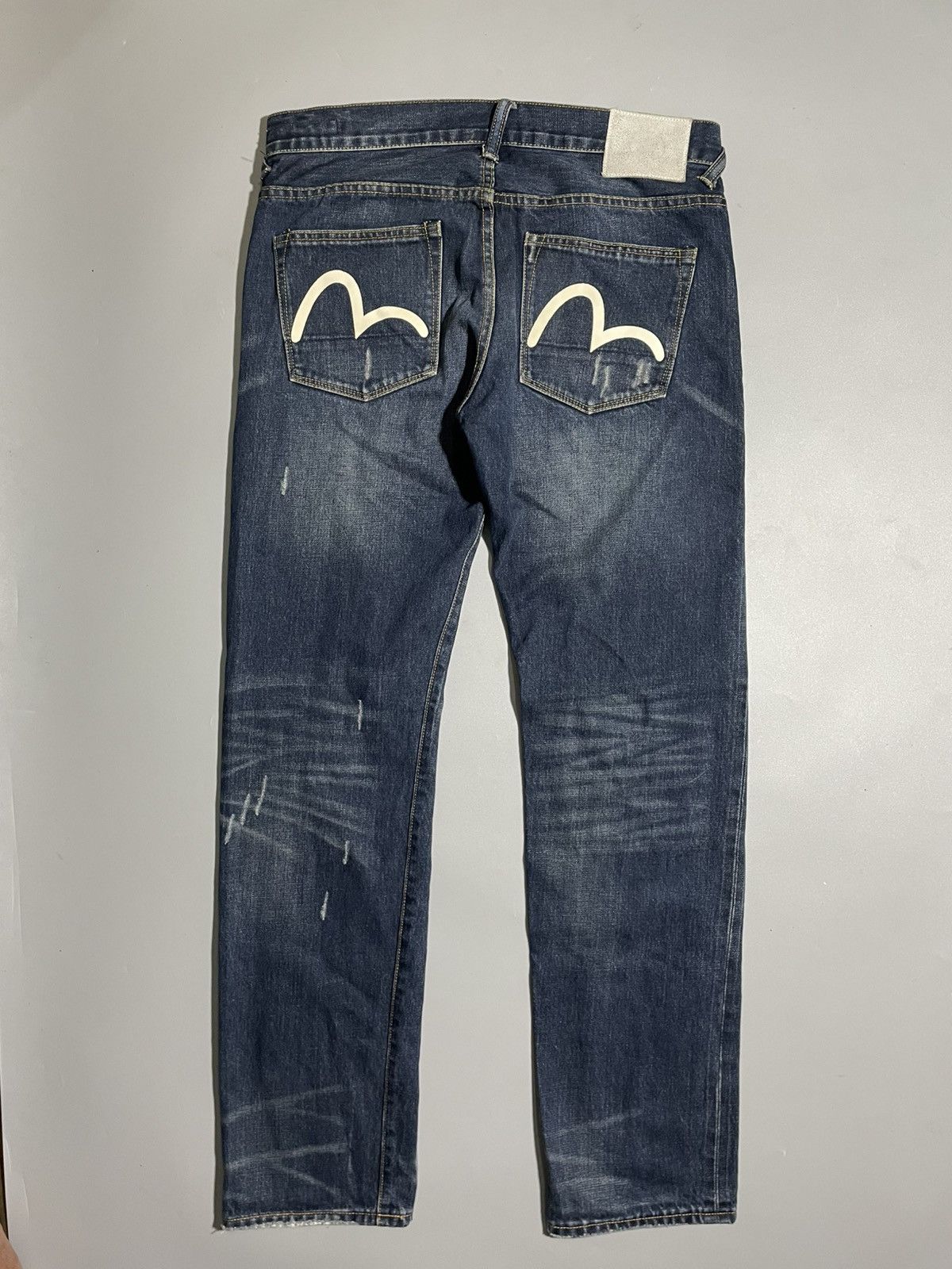 Evisu Evisu Genes Seagull Selvedge Distressed Denim Jeans Size US 34 / EU 50 - 1 Thumbnail