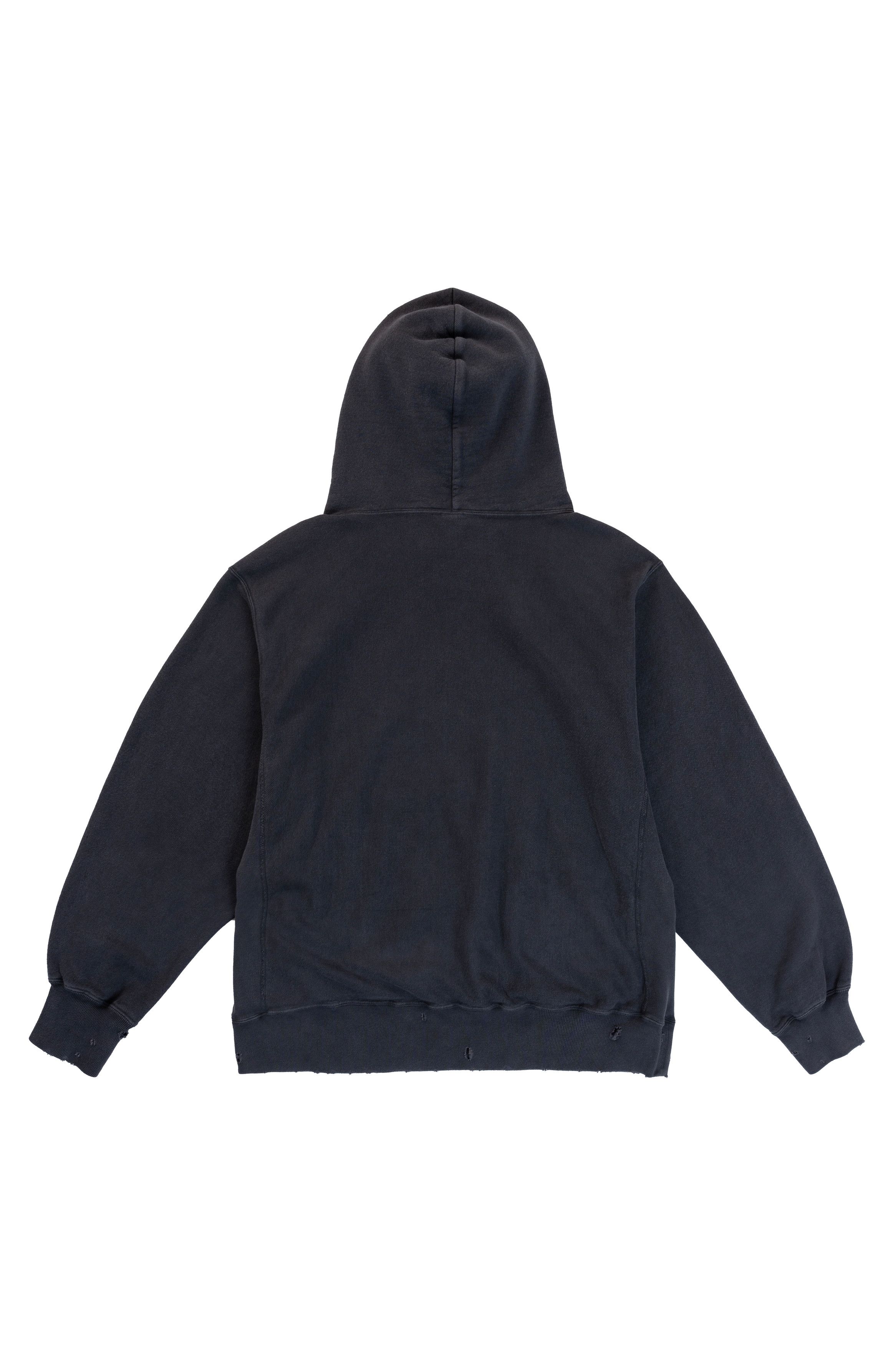 トップス nexusvii Damaged Flocky R/S Hoodie NEXUSVII NEXUSVII DAMAGED FLOCKY R/S HOODIE | Grailed