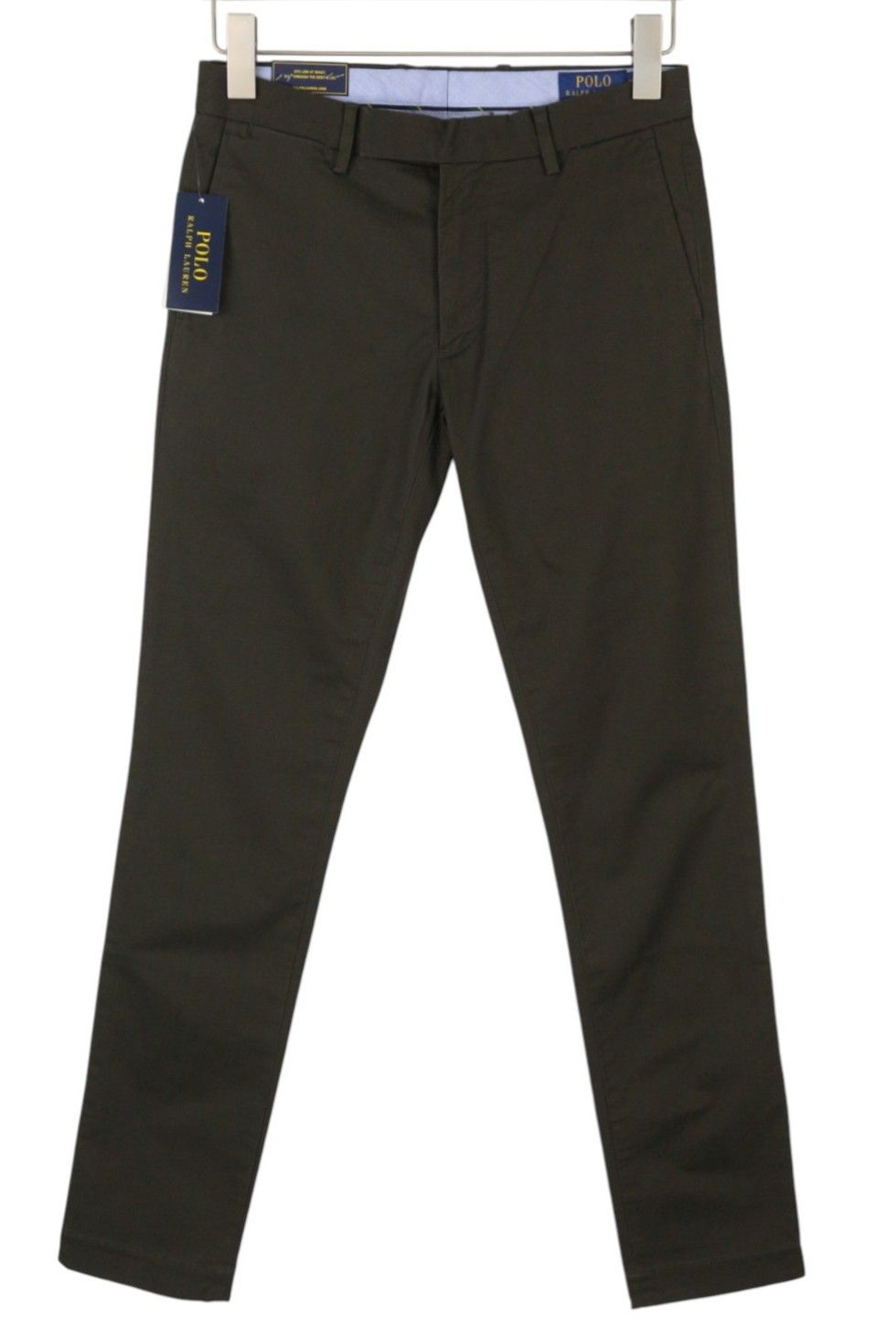 Ralph Lauren W28/L34 Brown Chino Slim Stretch Low Waist Trousers 87040 Size US 28 / EU 44 - 1 Thumbnail