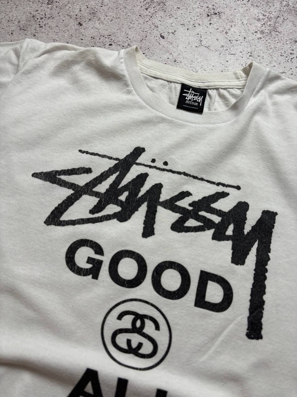 Stussy Vintage Stussy T-Shirt BIg Logo Monogram Logos Size US M / EU 48-50 / 2 - 3 Thumbnail