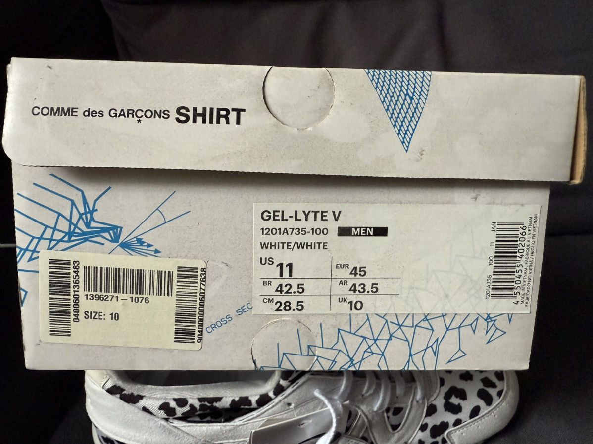 Asics × Comme des Garcons SHIRT Comme des Garçons Shirt x Asics Gel-Lyte V Sneakers Size US 11 / EU 44 - 8 Thumbnail