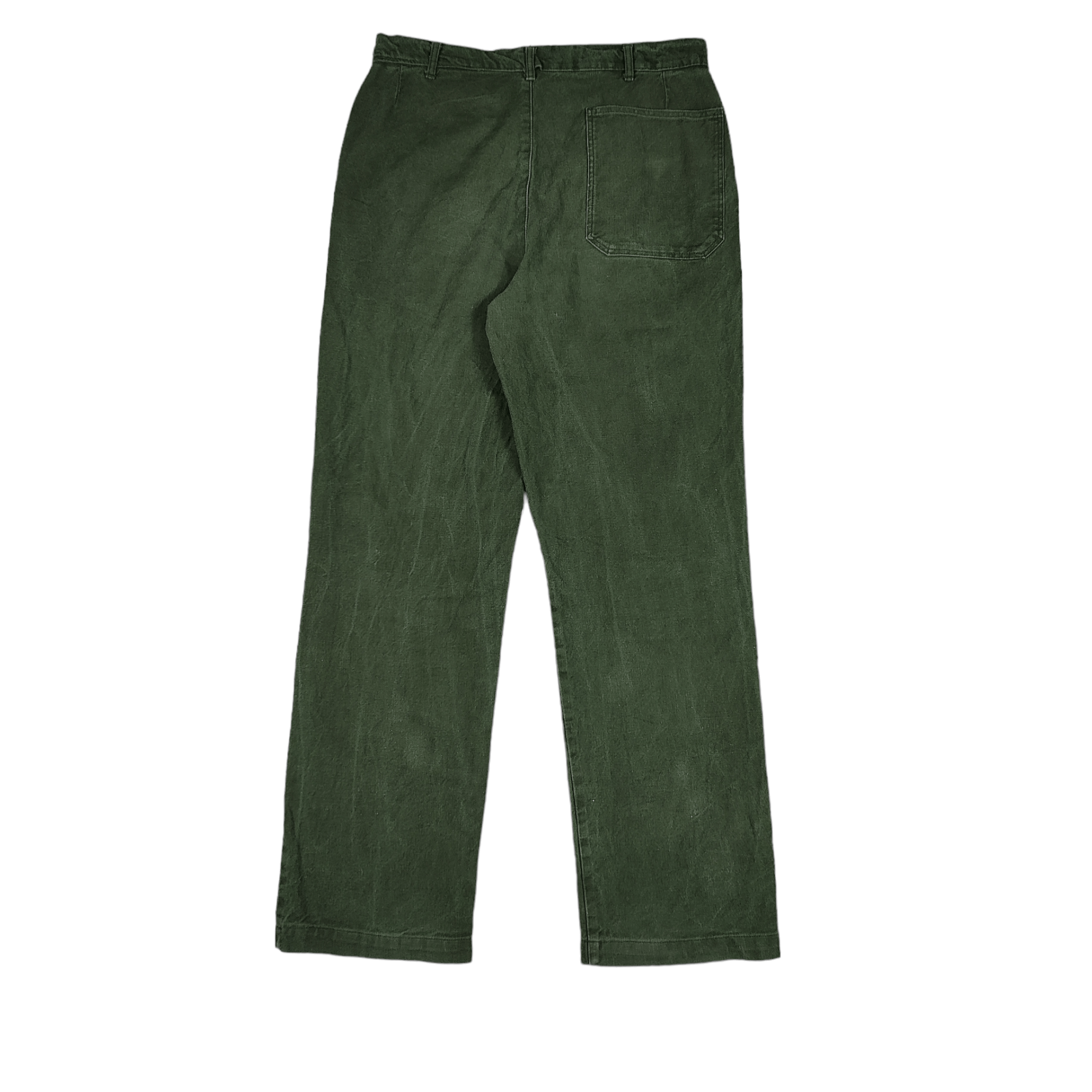 Vintage vintage swedish army c46 pants single back pocket Size US 32 / EU 48 - 2 Thumbnail