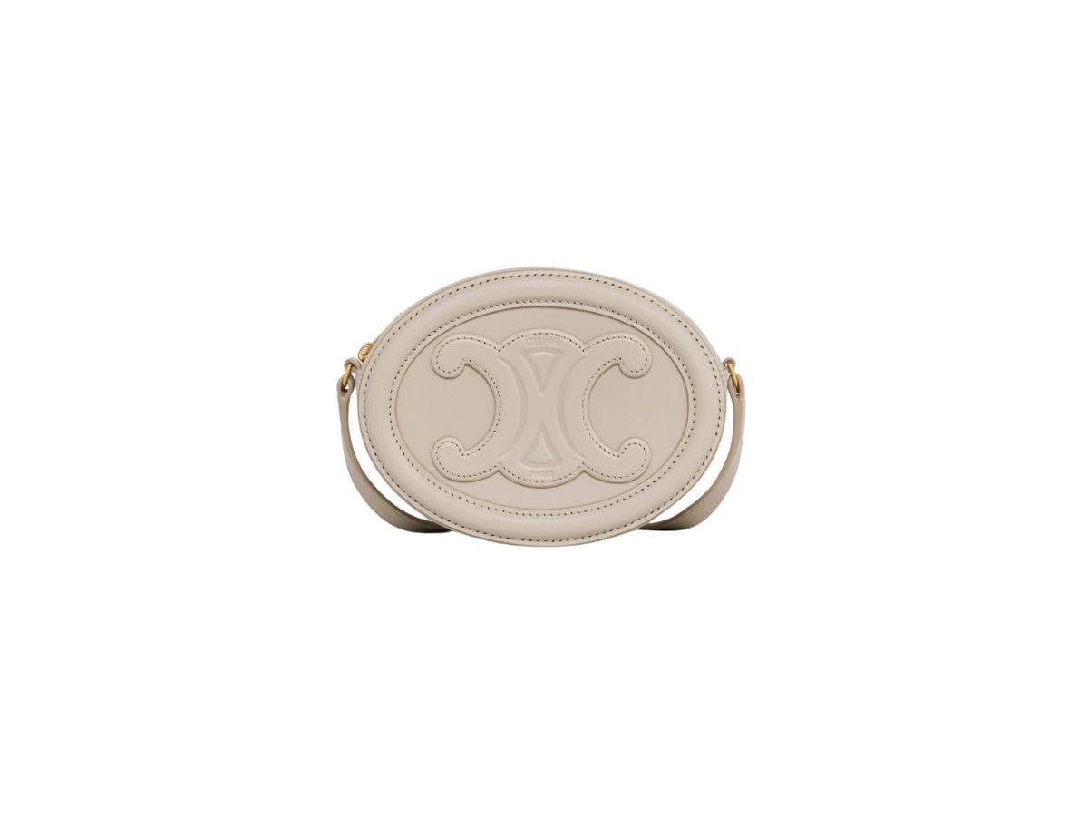 Celine o1w1db10125 10I703DPQ Size: OS / Cuir Triomphe Oval Bag Size ONE SIZE - 1 Thumbnail