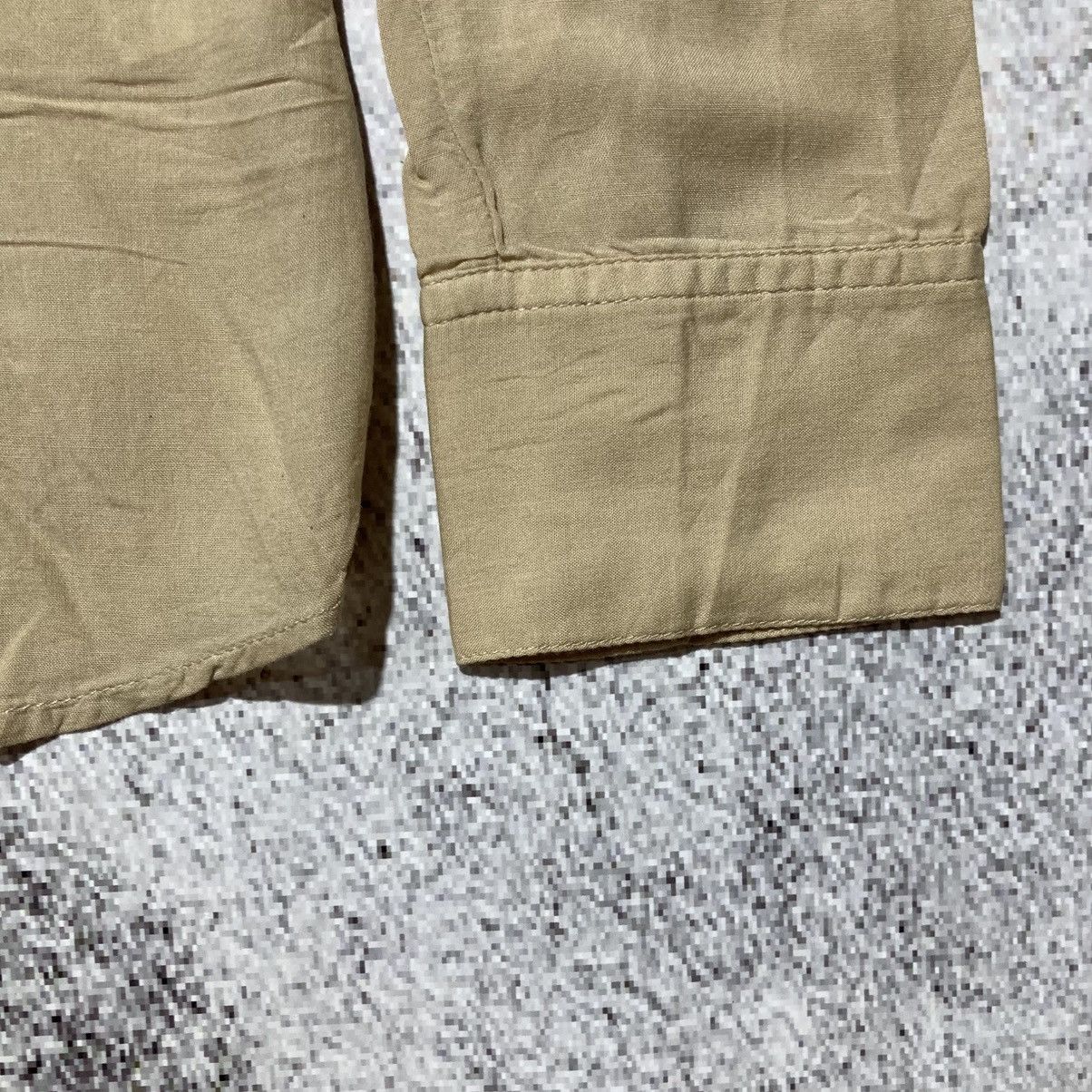 Japanese Brand 2000s GOA Soft Light Weight Shirt Button Up Beige Lgb Size US M / EU 48-50 / 2 - 7 Thumbnail