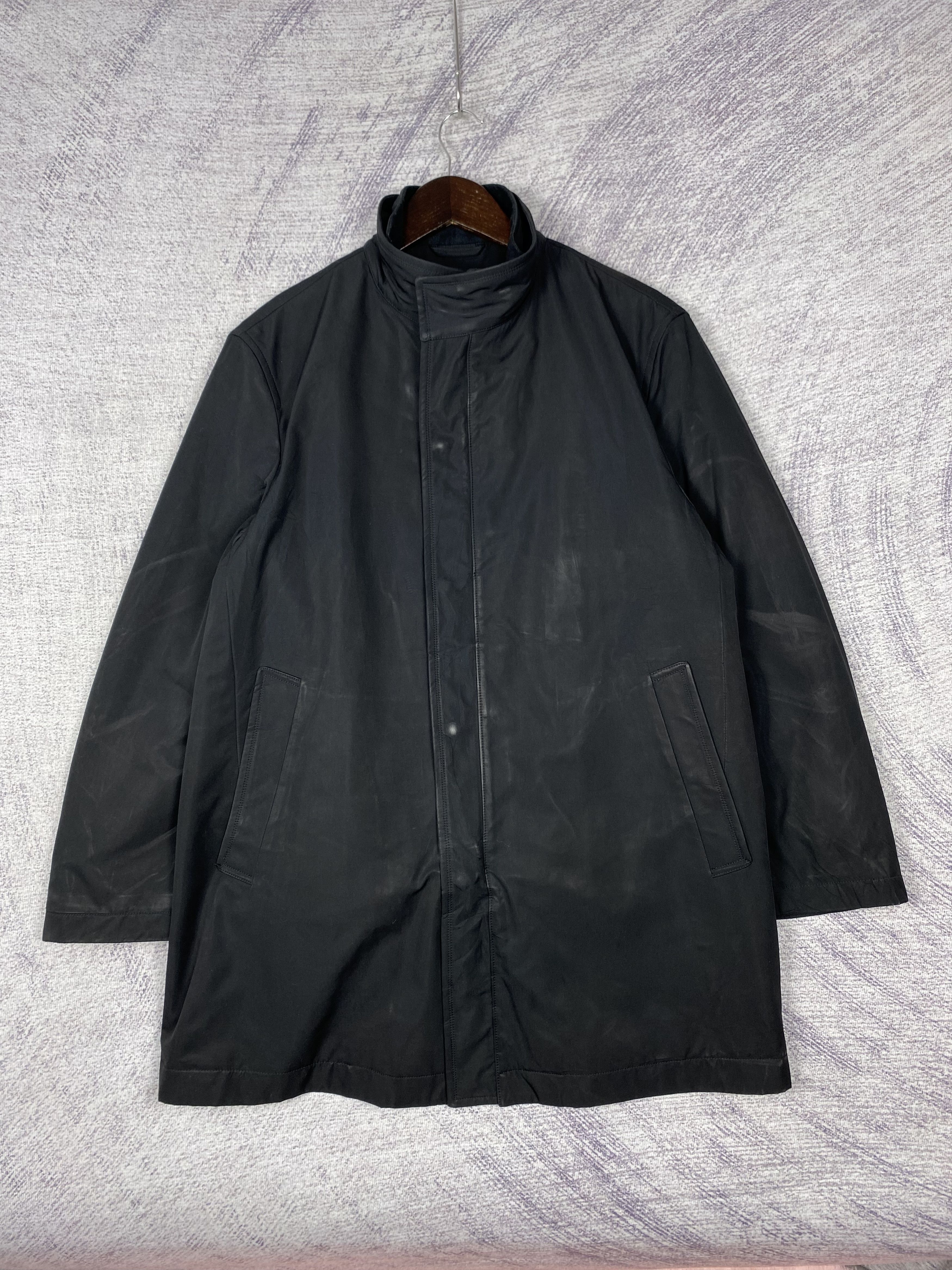 Japanese Brand Vintage Rexer's Utility Plain Canvas Long Jacket Size US S / EU 44-46 / 1 - 1 Thumbnail