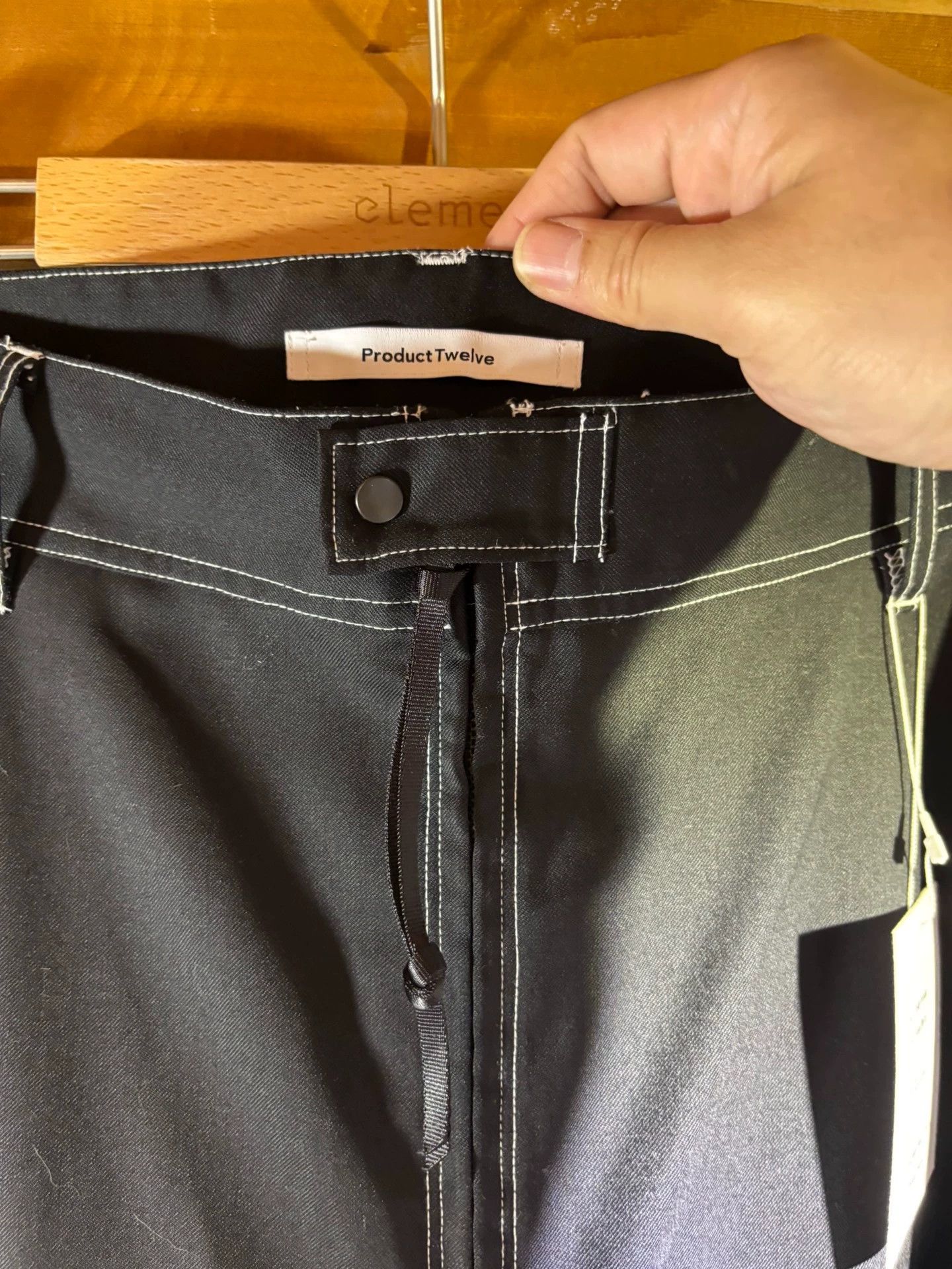 Other product twelve 26aw tech wool nylon wide leg work pants Size US 34 / EU 50 - 3 Thumbnail