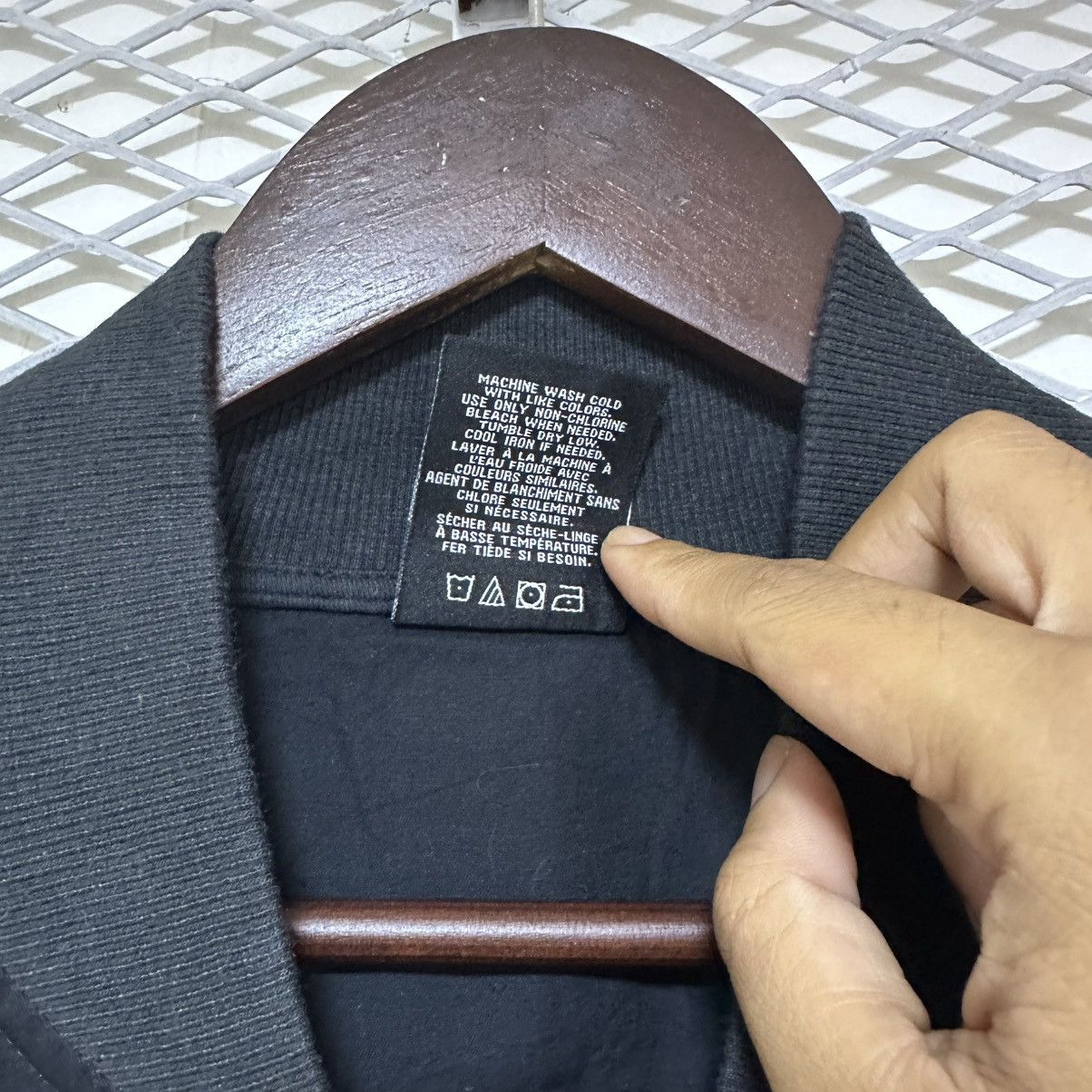 Issey Miyake DOUBLEZIP BOMBER JACKET ISSEY MIYAKE STYLE WITH MESH PATTERN Size US M / EU 48-50 / 2 - 12 Thumbnail