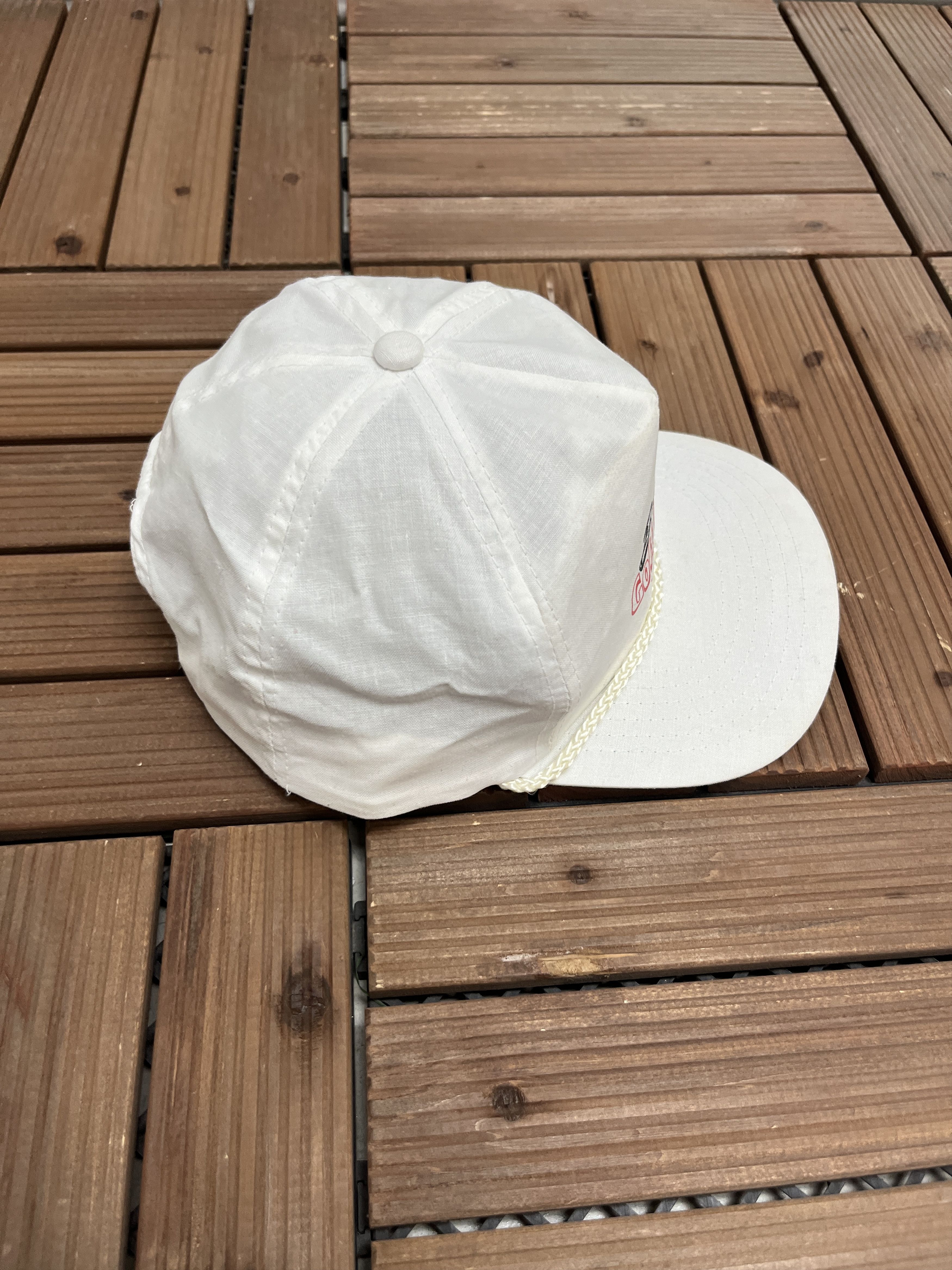 Vintage 1st Burn Aid Golf Classic Vintage White Snap Back Hat Cap Size ONE SIZE - 4 Thumbnail