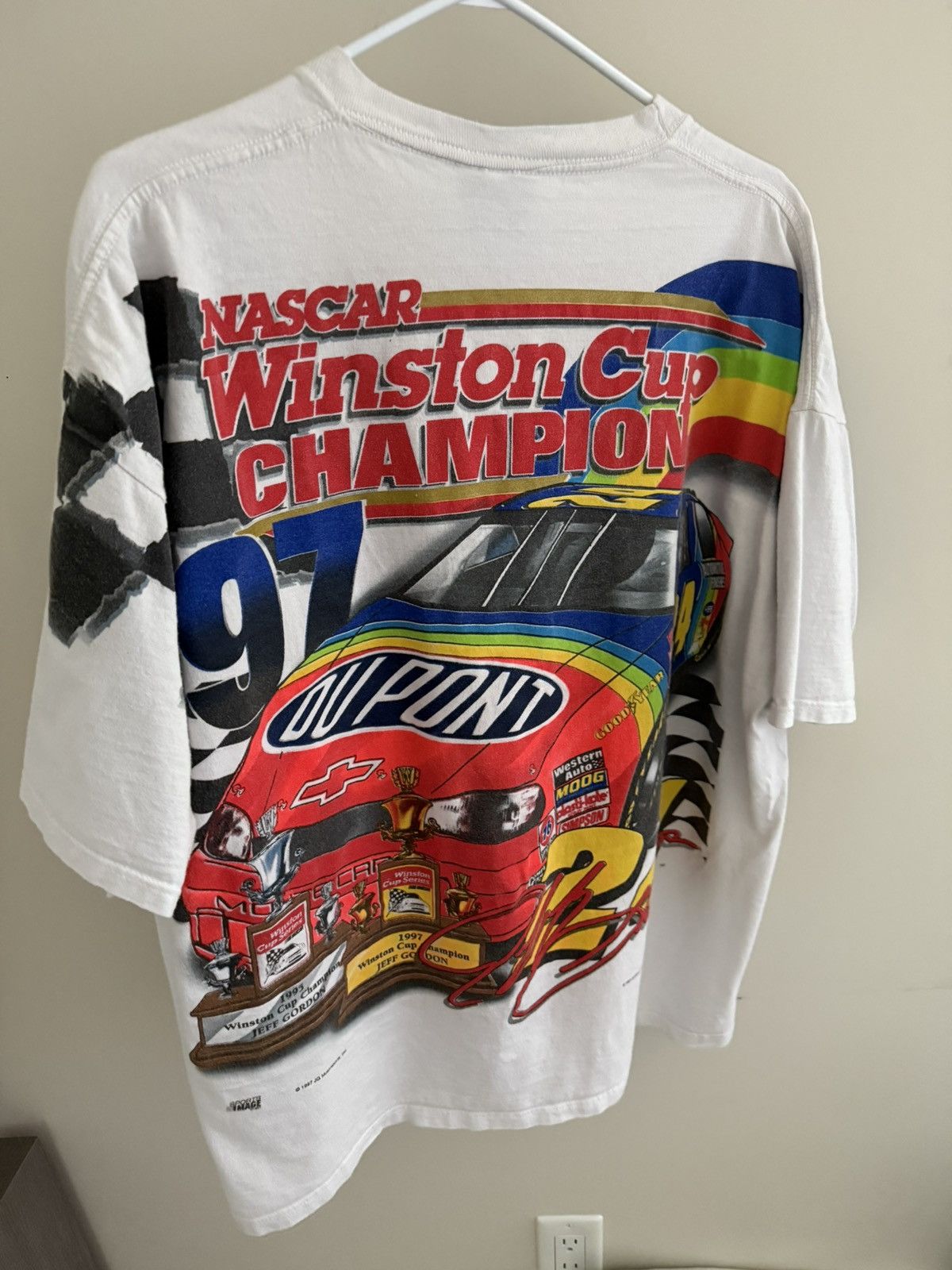 Chase Authentics Vintage NASCAR AOP Vintage Shirt Size US XL / EU 56 / 4 - 2 Thumbnail