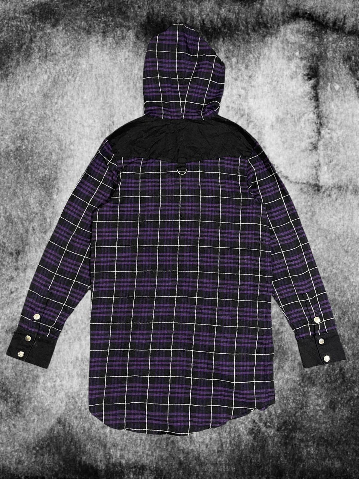Japanese Brand Deorart Studded Plaid Made In Devil Castle Long Hoodie Size US M / EU 48-50 / 2 - 2 Thumbnail
