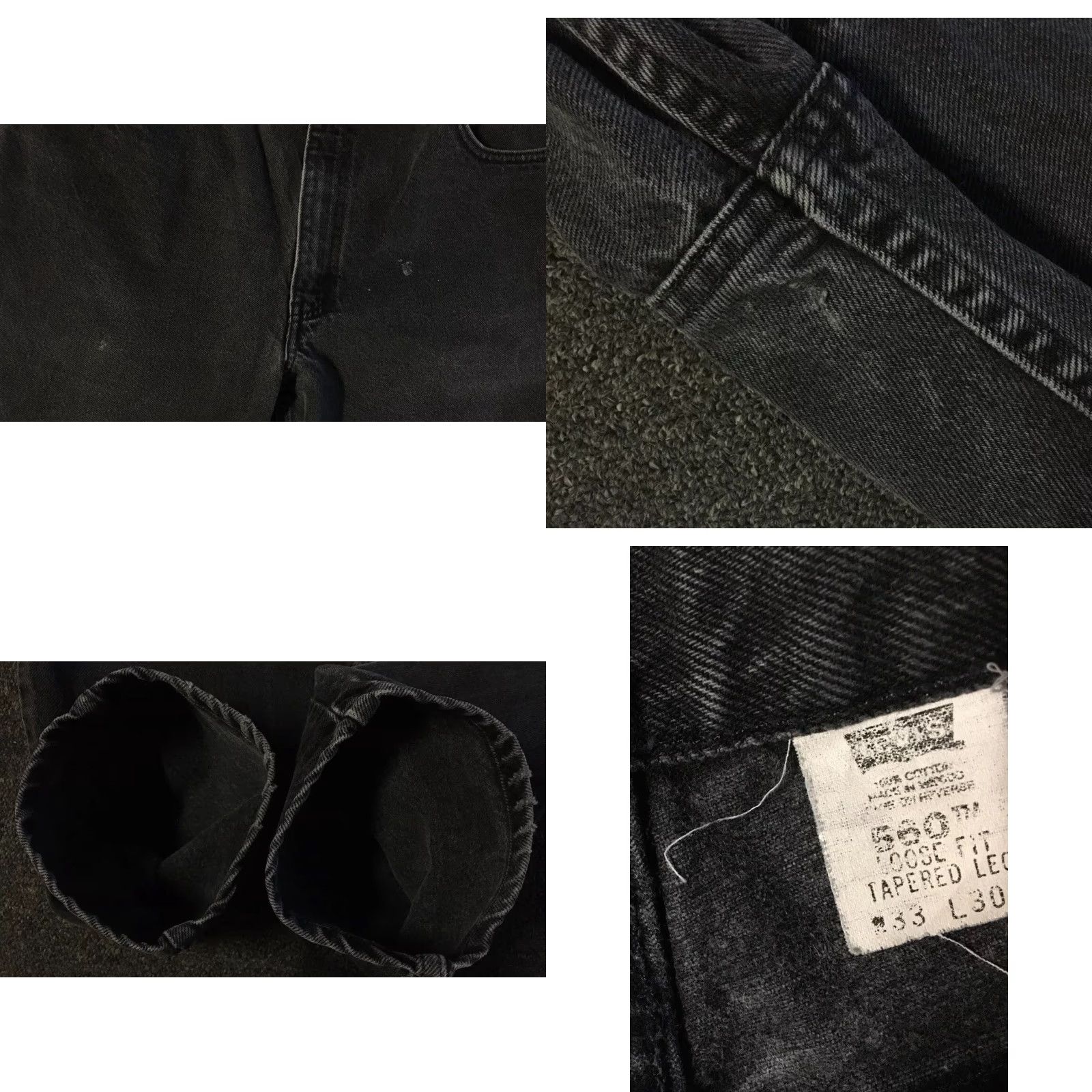 Levi's VINTAGE Levis Jeans 560 33 Baggy Grunge Silvertab Butter Big Boy 90s Y2k Size US 33 - 8 Thumbnail