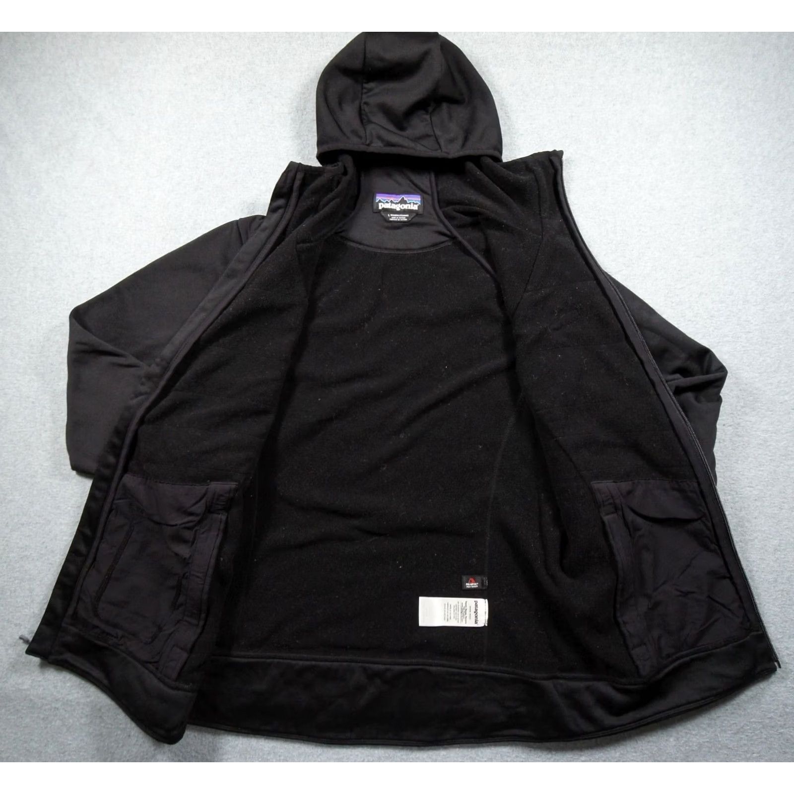 Patagonia Patagonia Jacket Women Large Black Full Zip Crosstrek Hybrid Hoody Outdoors Size L / US 10 / IT 46 - 6 Thumbnail