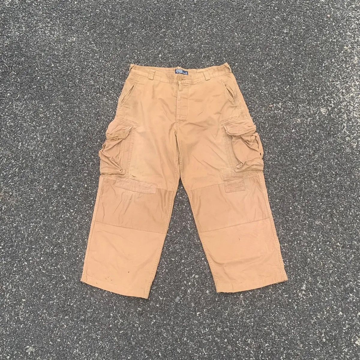 Polo Ralph Lauren Polo By Ralph Lauren Utility Faded Big Pocket Baggy Pants Size US 38 / EU 54 - 1 Thumbnail