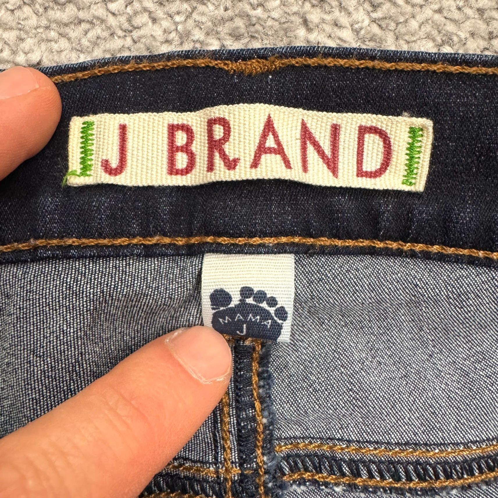J Brand J Brand Mama J Maternity Skinny Denim Jeans - Starless - Dark Wash - 27 - Blue - Stretch - Jeans - Women Size 27" / US 4 / IT 40 - 7 Thumbnail