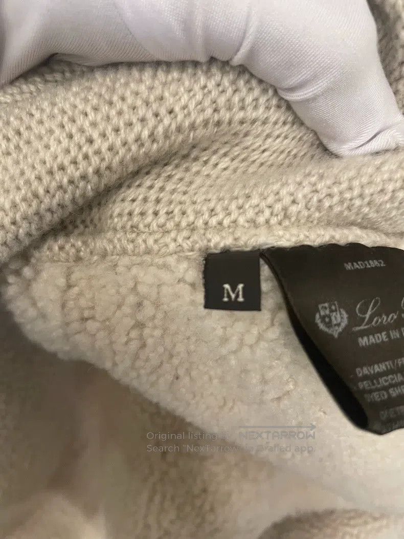 Loro Piana Loro Piana Light beige and light grey fur cashmere vest Size M / US 6-8 / IT 42-44 - 5 Thumbnail