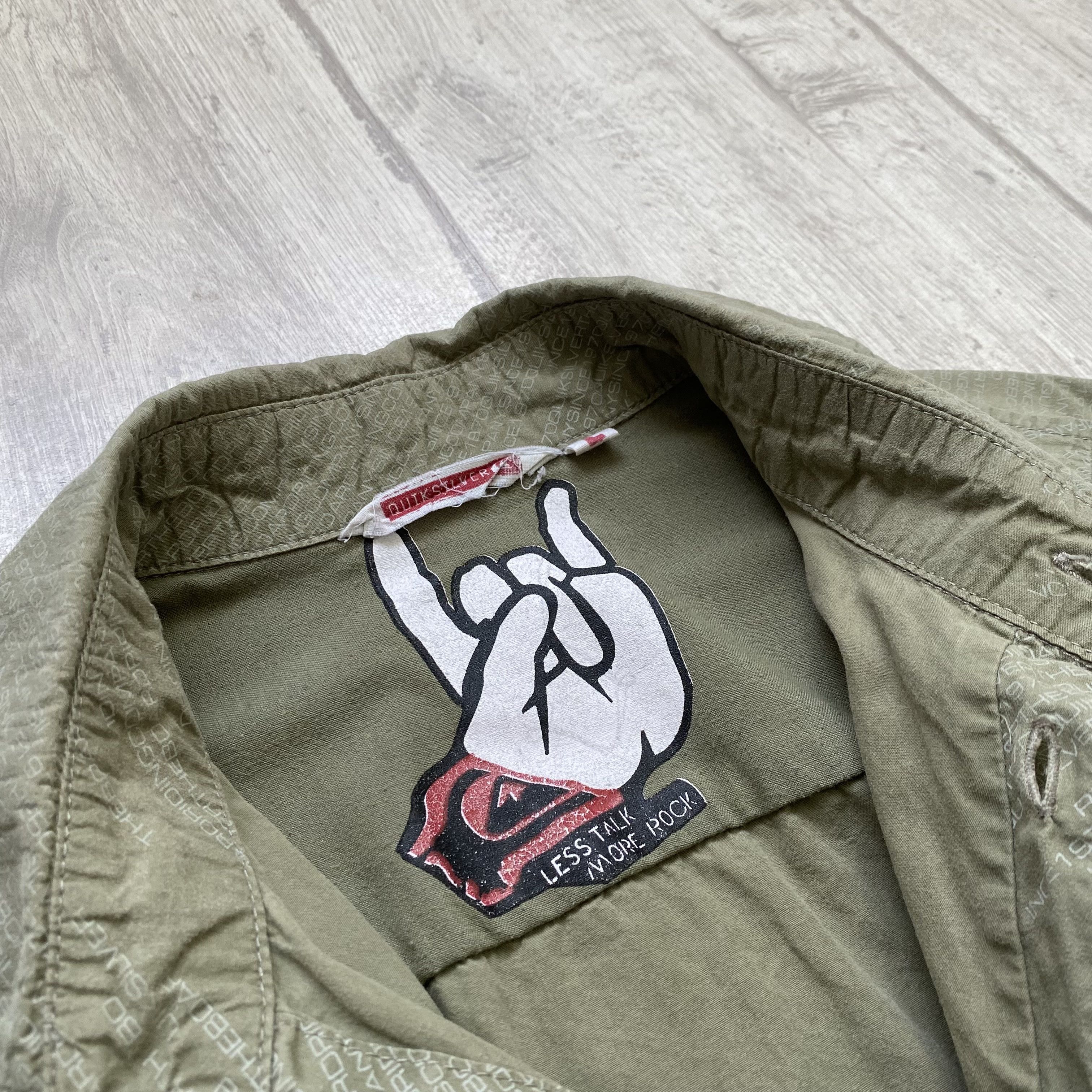 Quiksilver 🏄🏼‍♂️Vintage Quiksiver Crazy Shirt Hawaiian Short Sleeve Size US L / EU 52-54 / 3 - 2 Thumbnail