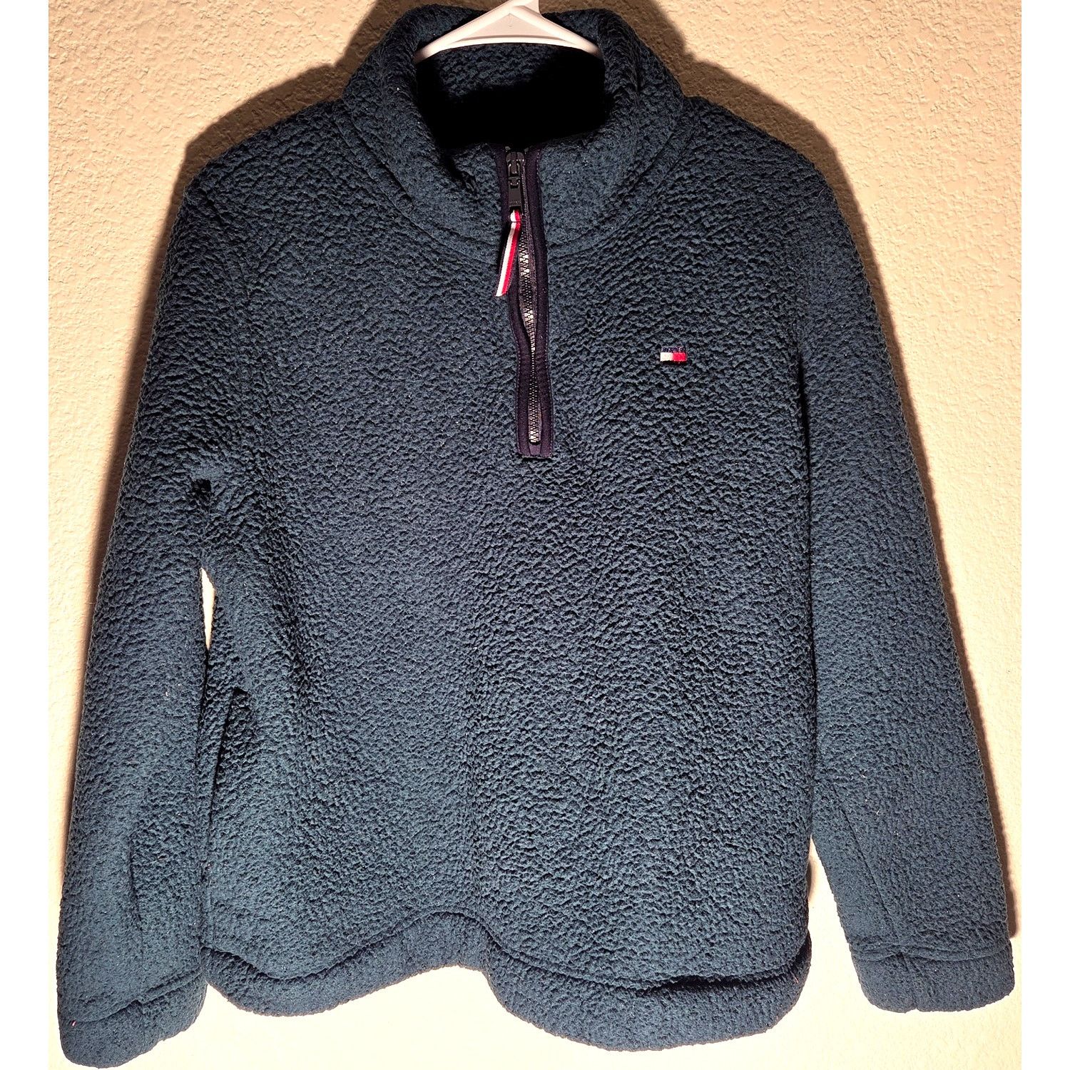 Tommy Hilfiger Tommy Hilfiger Green Fleece Quarter Zip - Women's Large Size L / US 10 / IT 46 - 3 Thumbnail