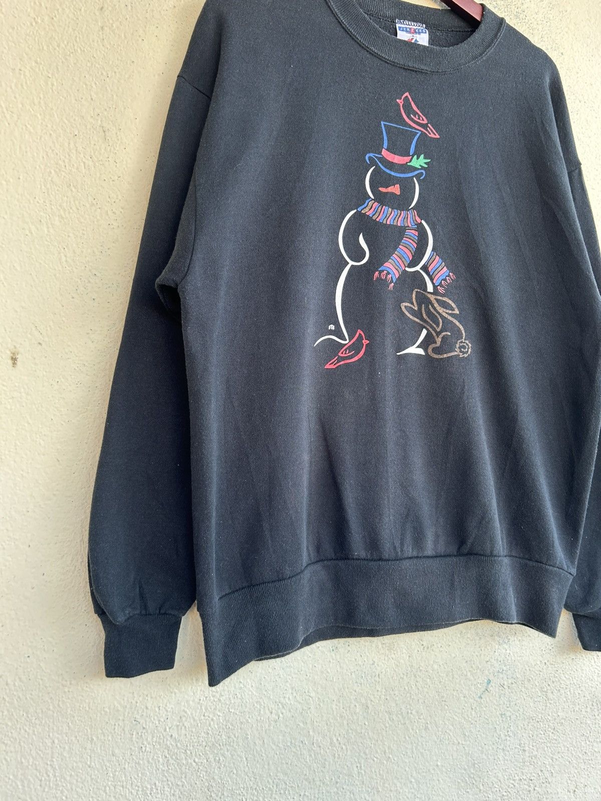 Jerzees Vintage Jerzees Snowman Crewneck Sweatshirt Size US L / EU 52-54 / 3 - 5 Thumbnail
