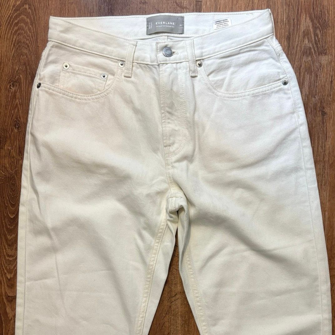 Everlane NWOT Everlane The Super-Soft Relaxed Jean In Bone Size 26 Size 26" / US 2 / IT 38 - 3 Thumbnail