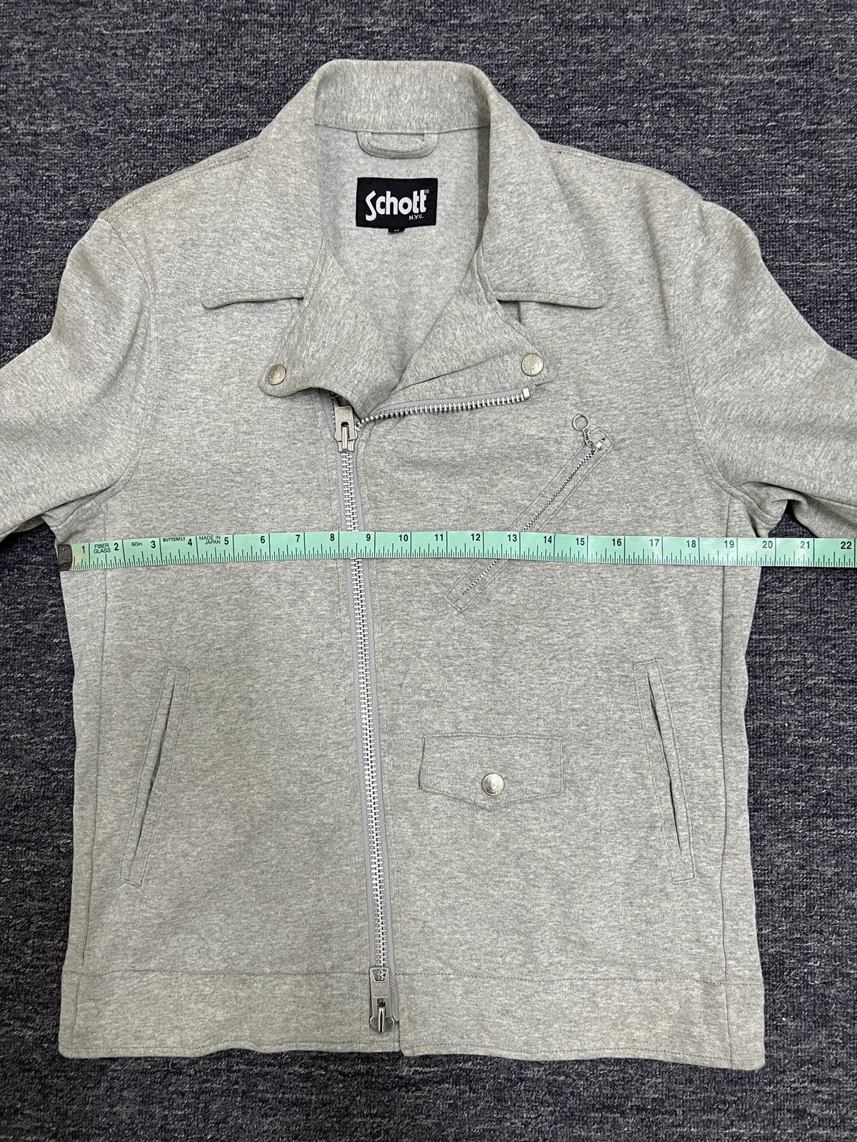 Schott Vintage Schott Double Collar Perfecto Cotton Sweats Jacket Size US M / EU 48-50 / 2 - 12 Thumbnail