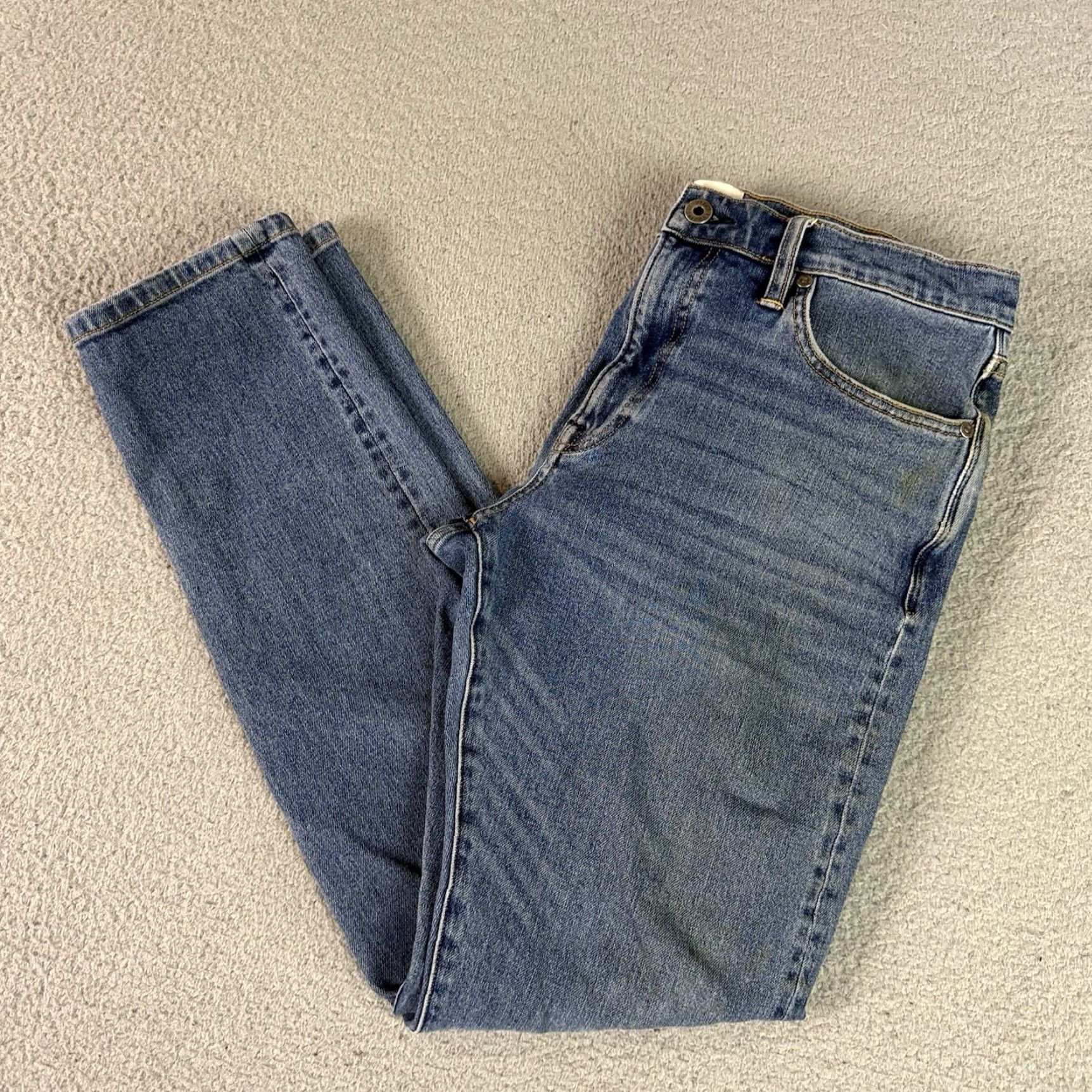 Flint And Tinder Flint and Tinder Jeans Mens 32x32 Blue Slim Fit Denim Pants 5-Pocket Style City USA Slim Mens Blue Jeans Size US 32 / EU 48 - 2 Thumbnail