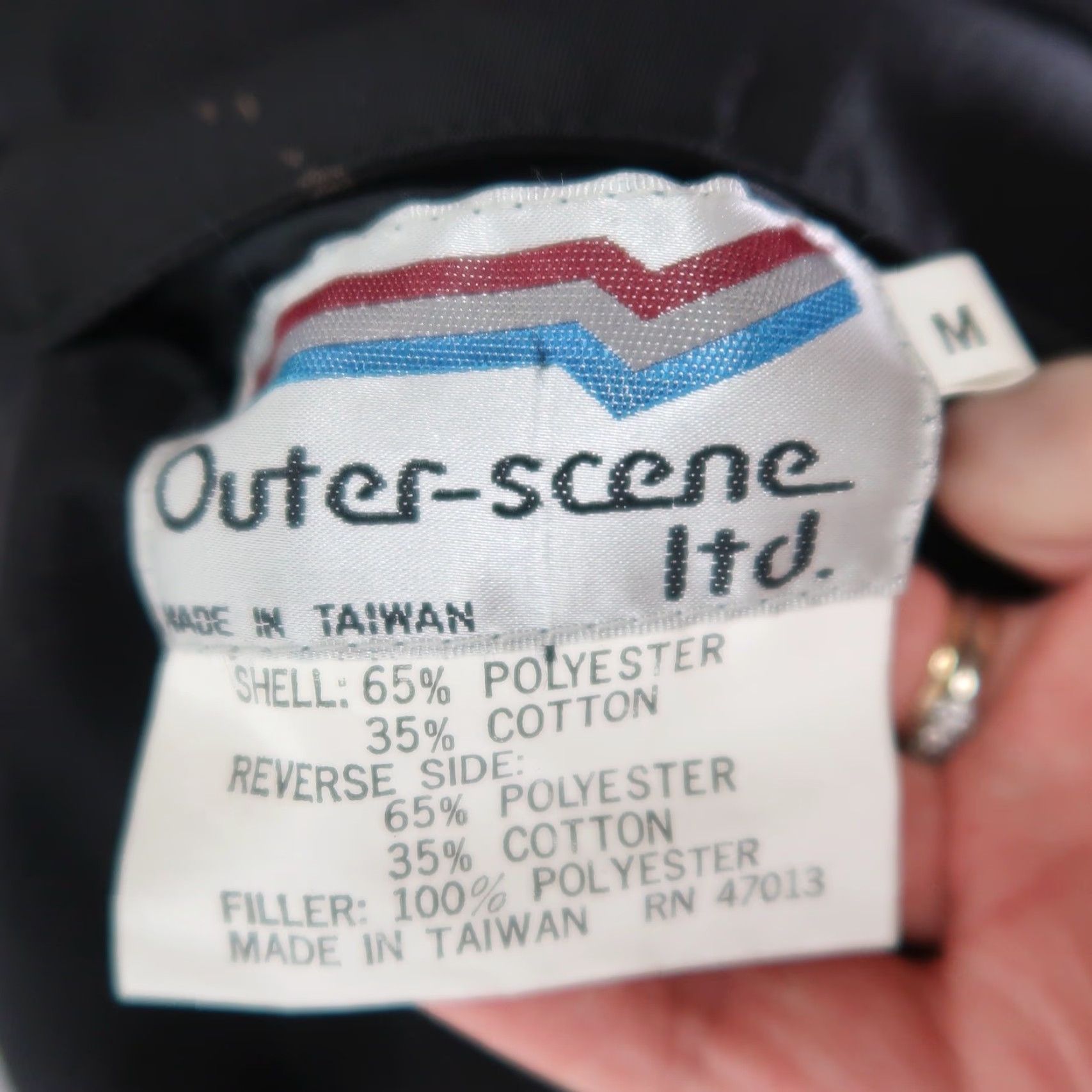 Vintage VINTAGE 80s Outer-Scene Ltd Reversible Puffer Vest Blue/Black Men M Shirt Size US M / EU 48-50 / 2 - 7 Thumbnail