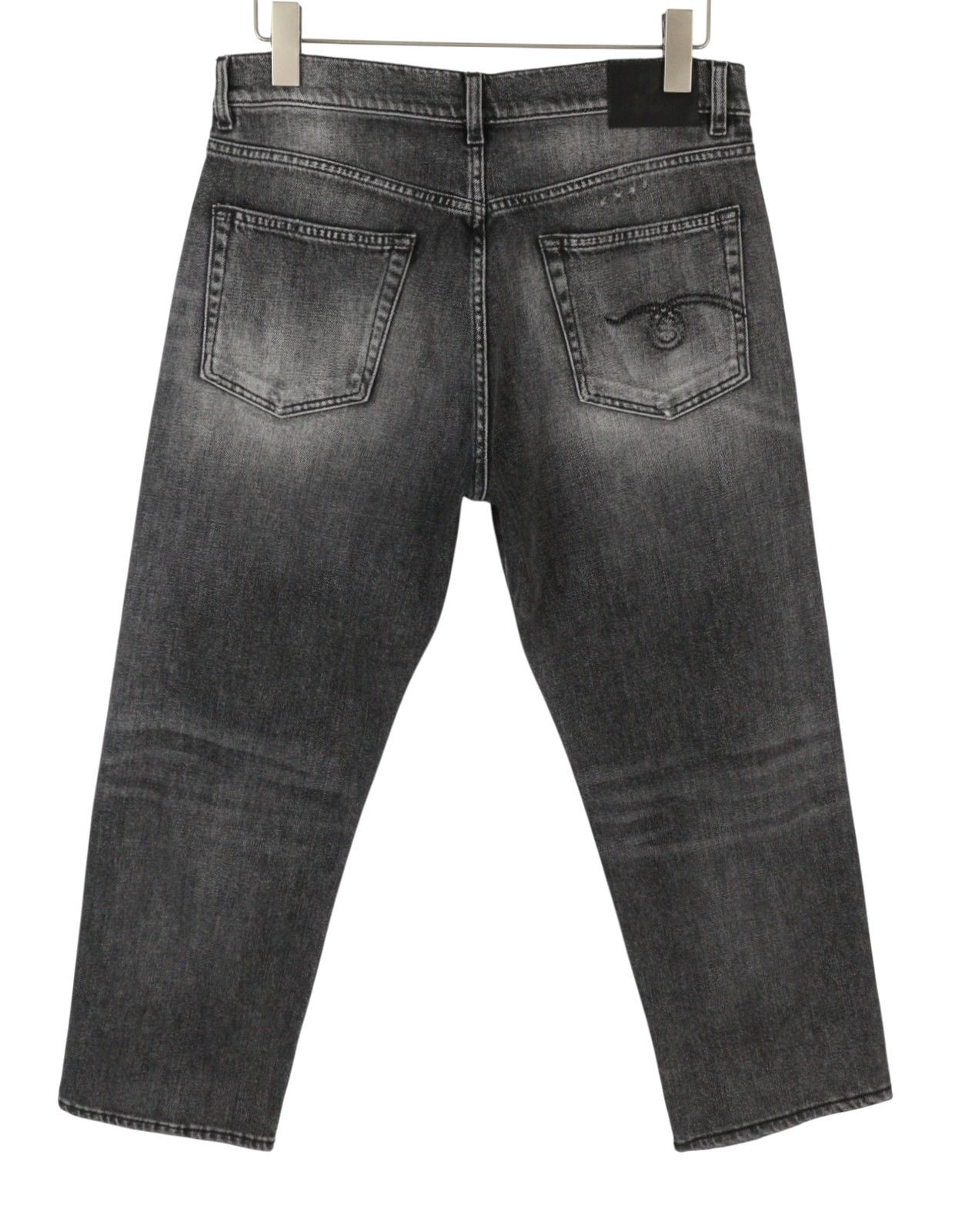 R13 BOYFRIEND 29 Vintage Grey Distress 88269 Size 29" - 4 Thumbnail