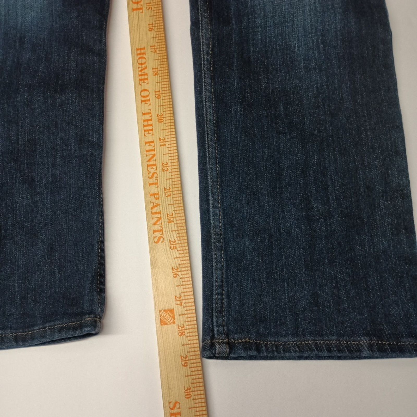 Lee Lee Straight Jeans Womens 16 Medium Size 36x29 Blue Mid Rise Size 38" / US 16 / IT 52 - 4 Thumbnail