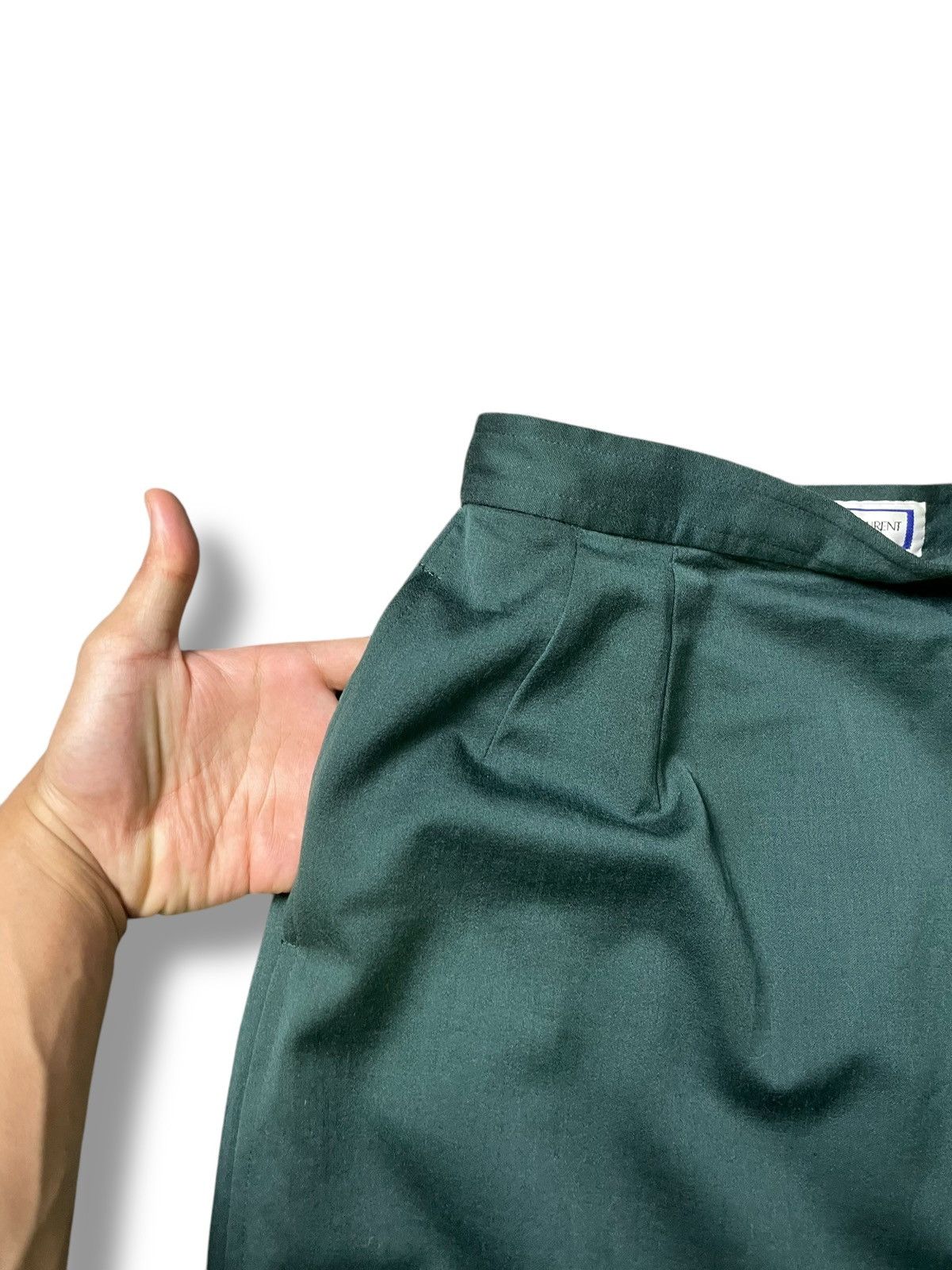 Vintage × Yves Saint Laurent Vintage Yves Saint Laurent Skirt (48) Size 24" / US 00 / IT 34 - 5 Thumbnail